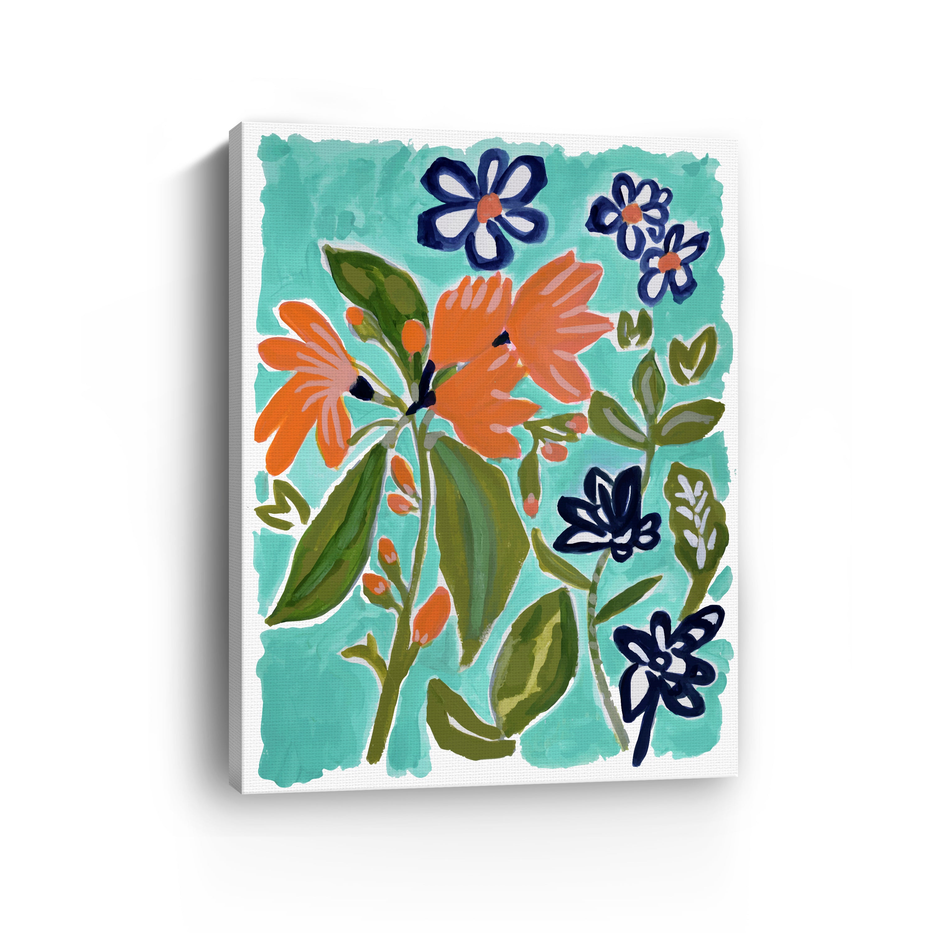 Old Florida Flowers 1 Canvas Giclee