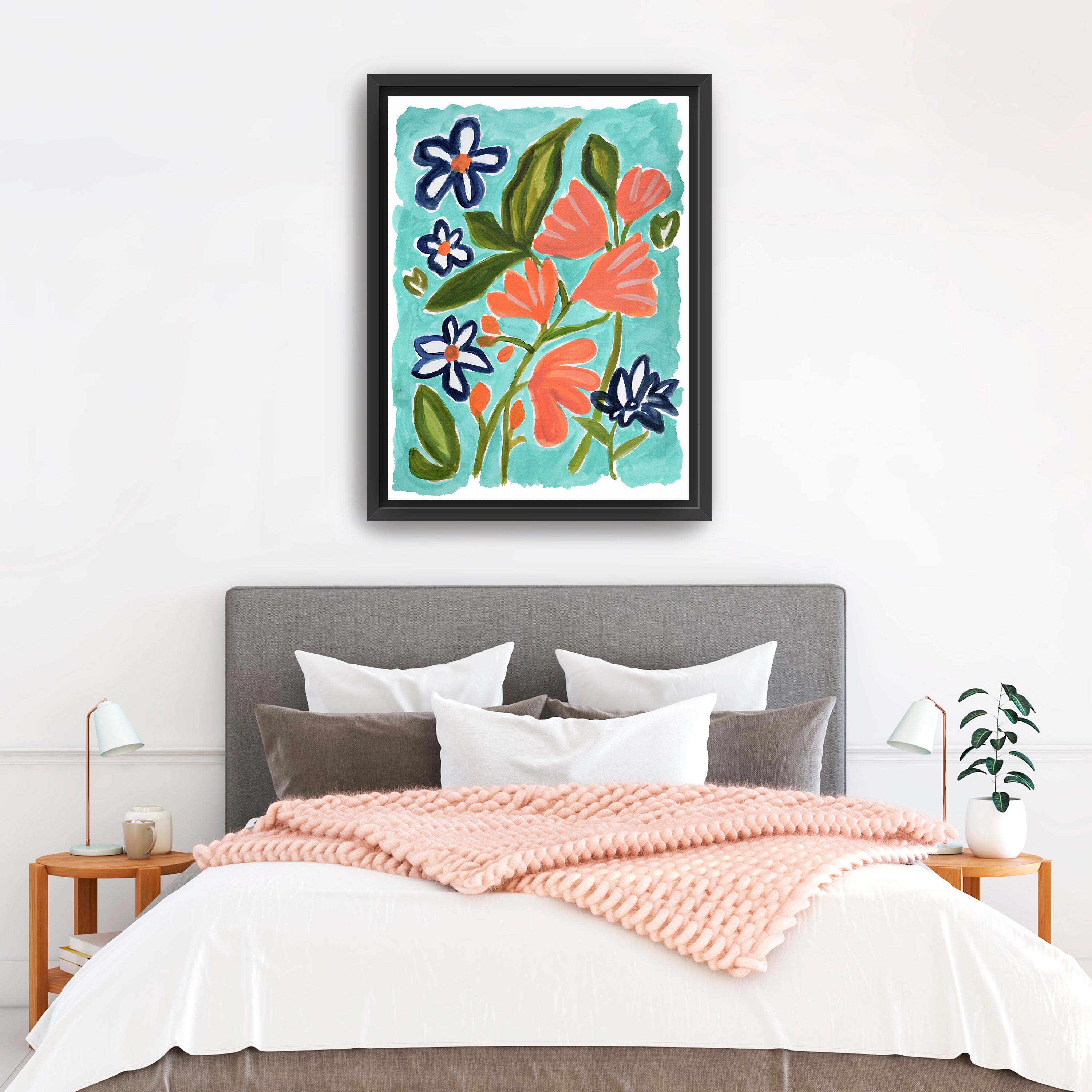 Old Florida Flowers 2 Canvas Giclee