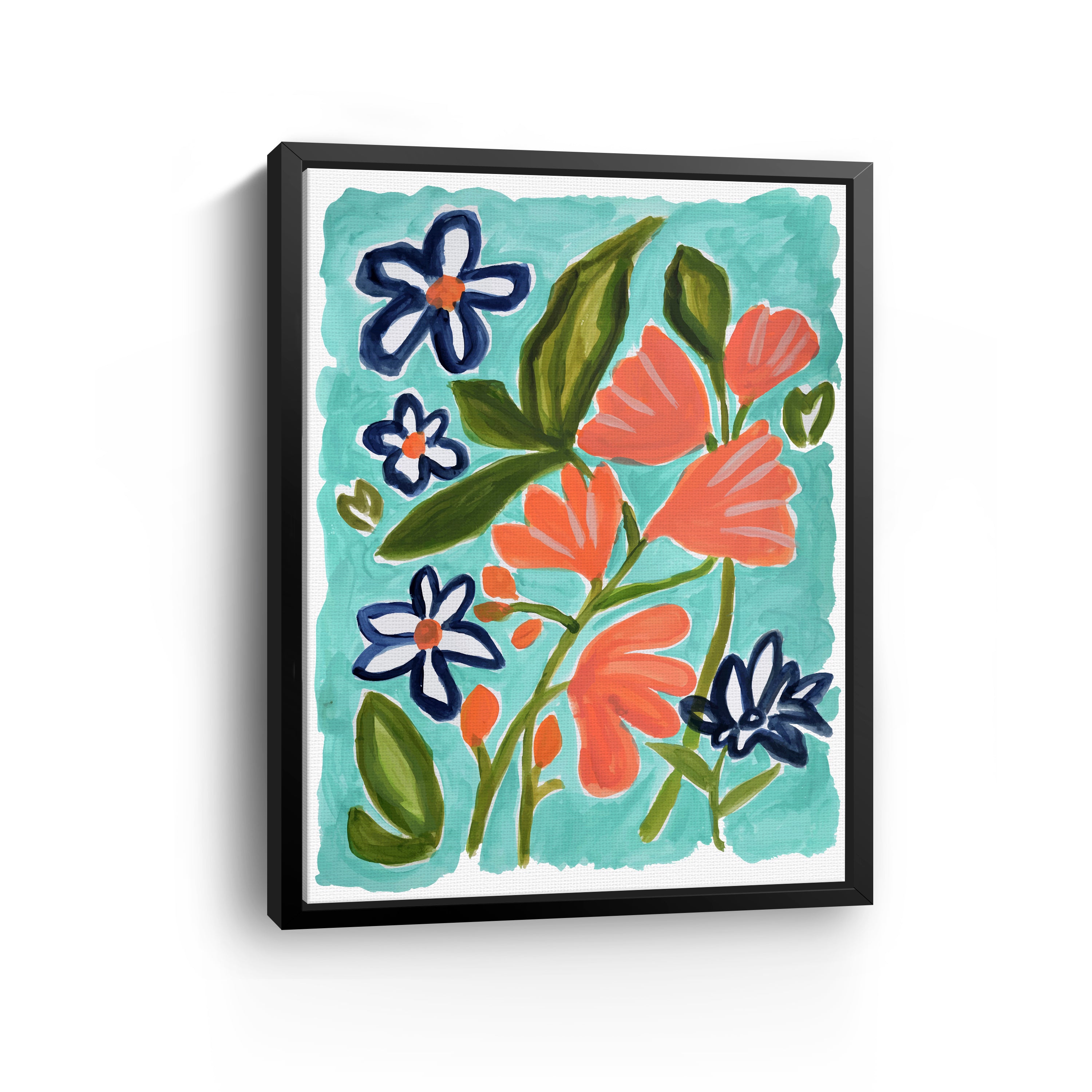 Old Florida Flowers 2 Canvas Giclee