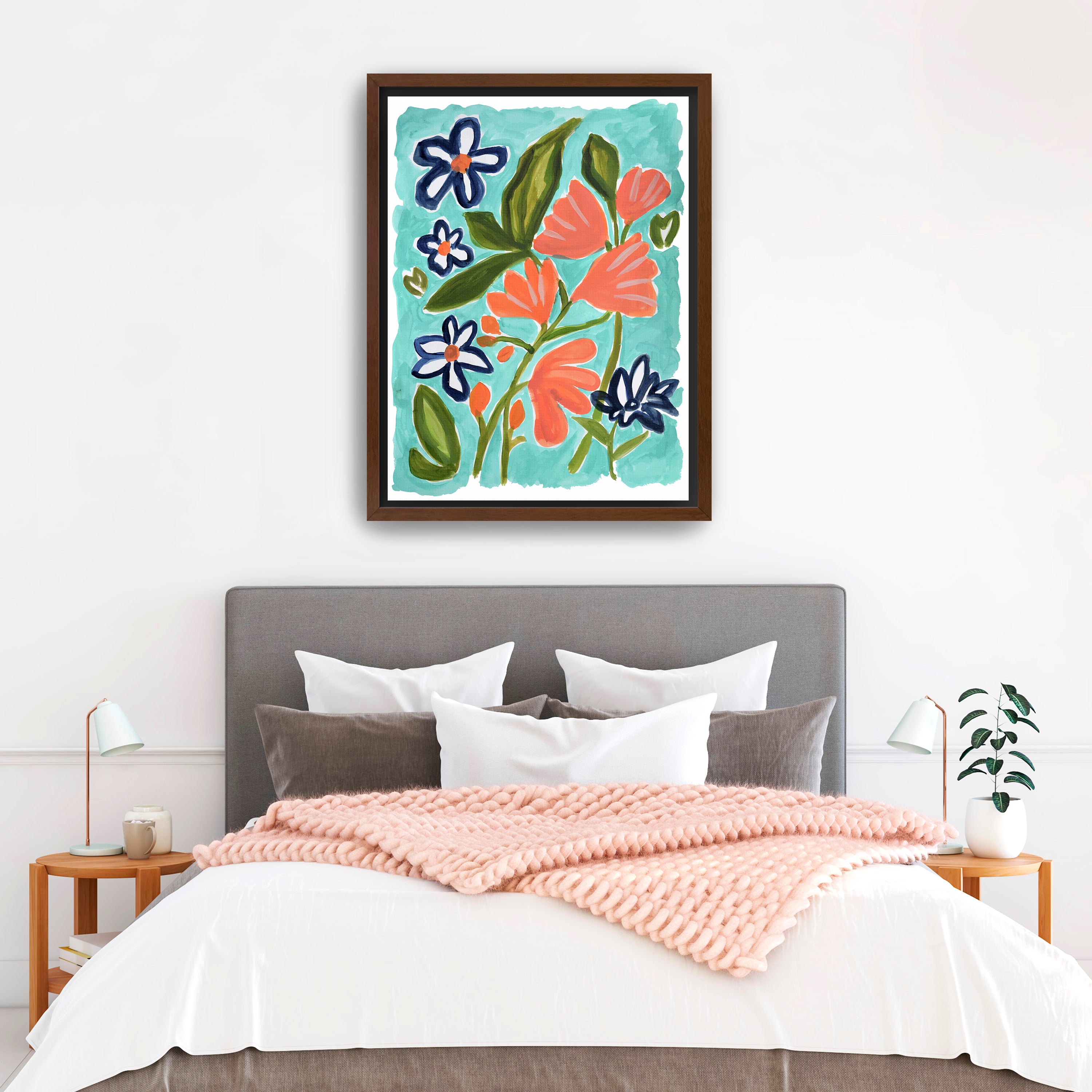 Old Florida Flowers 2 Canvas Giclee