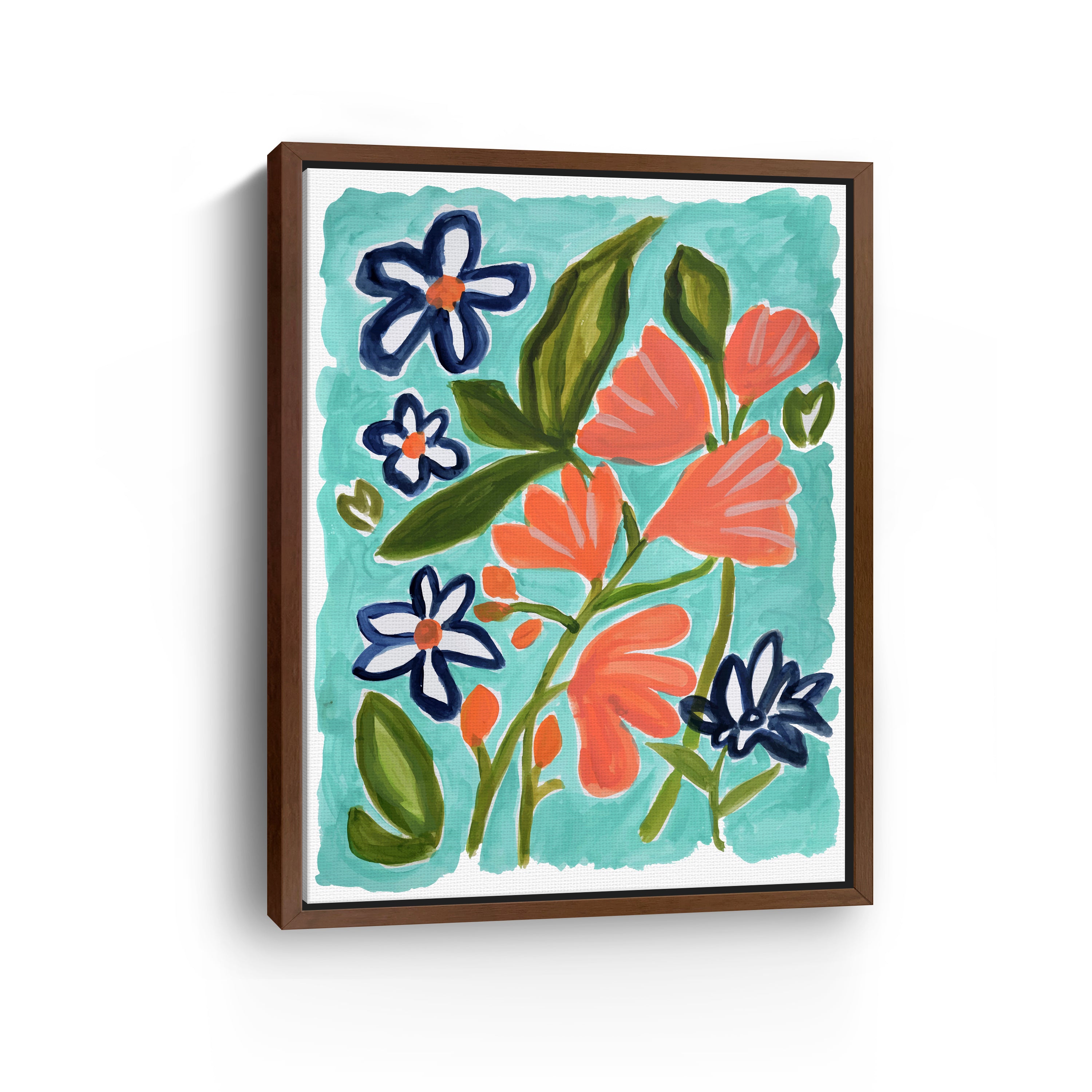 Old Florida Flowers 2 Canvas Giclee