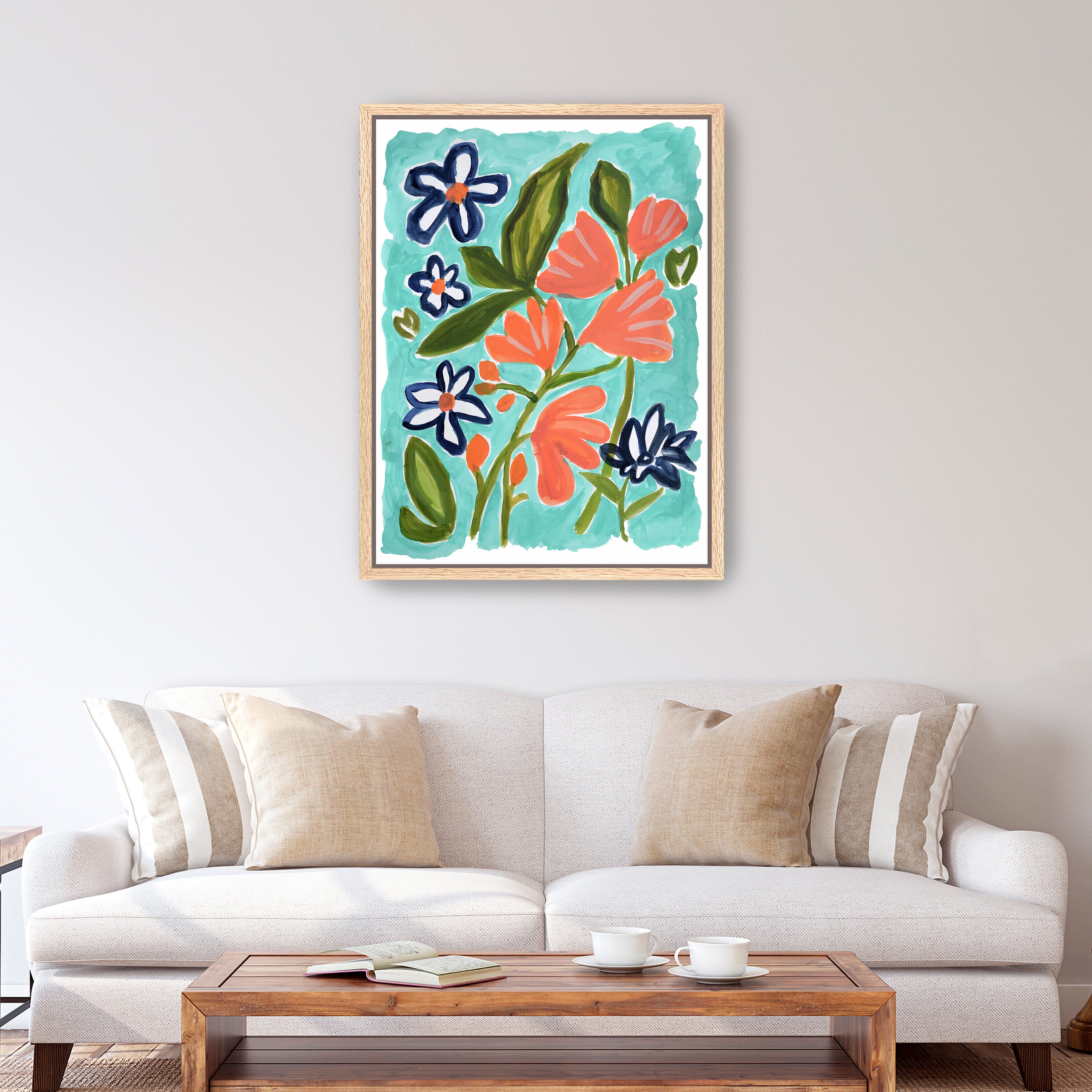 Old Florida Flowers 2 Canvas Giclee