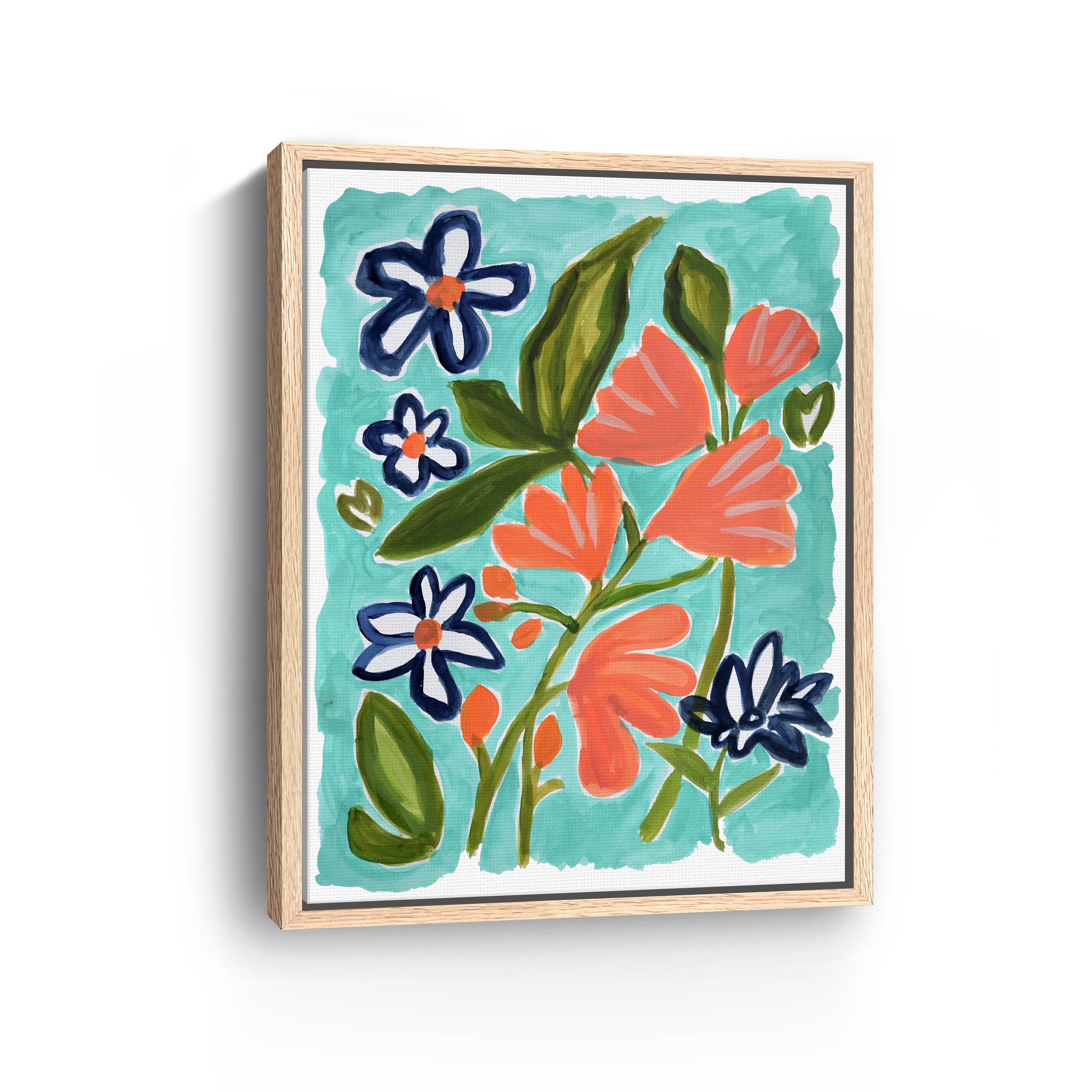 Old Florida Flowers 2 Canvas Giclee