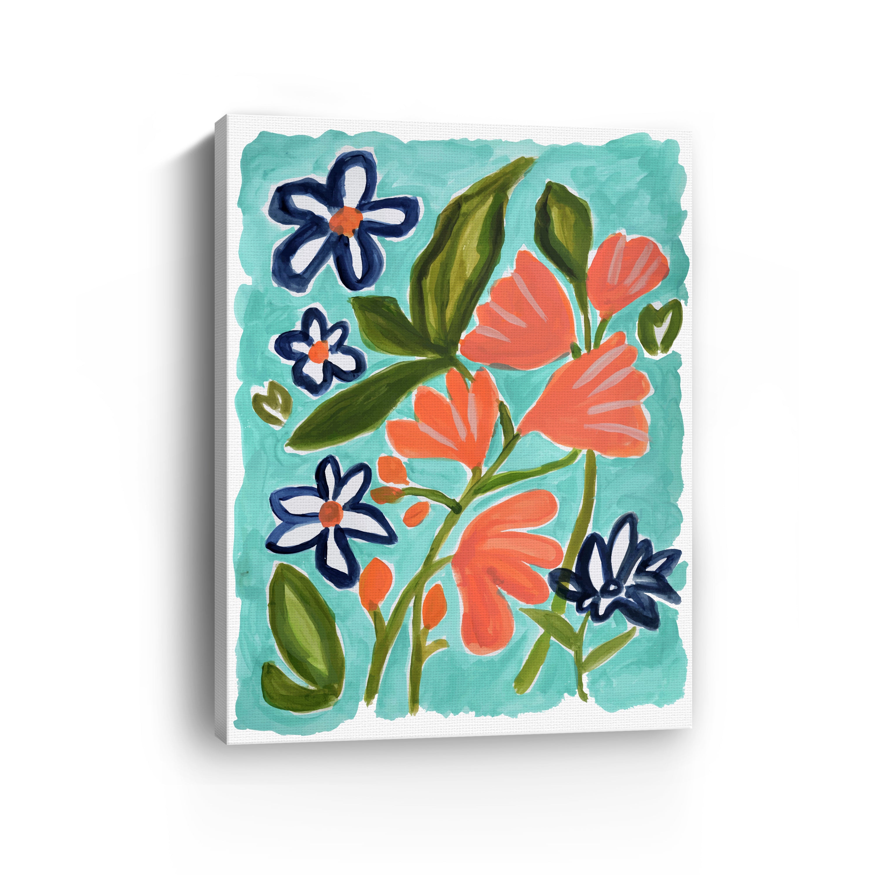 Old Florida Flowers 2 Canvas Giclee