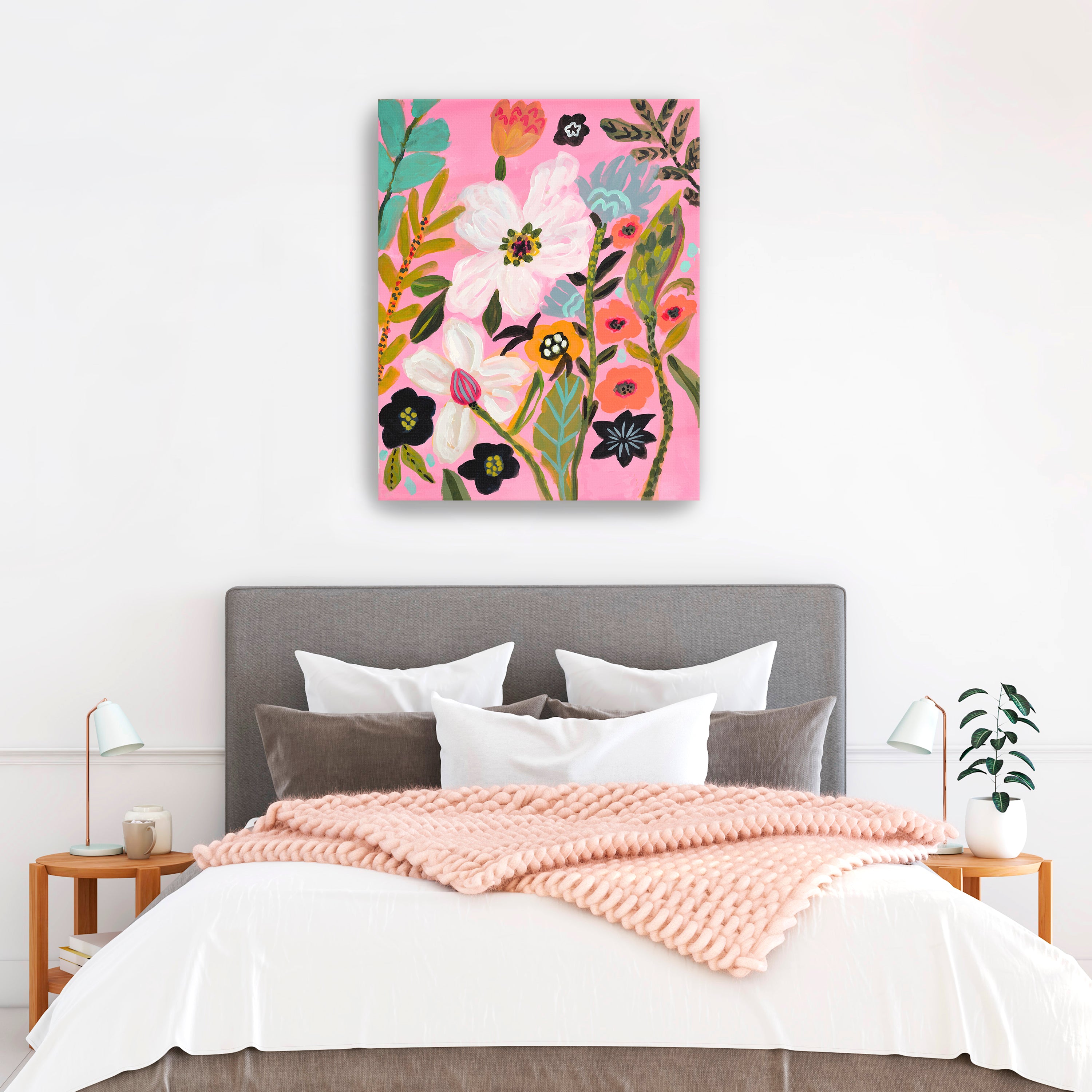 Pink Vintage 2 Canvas Giclee