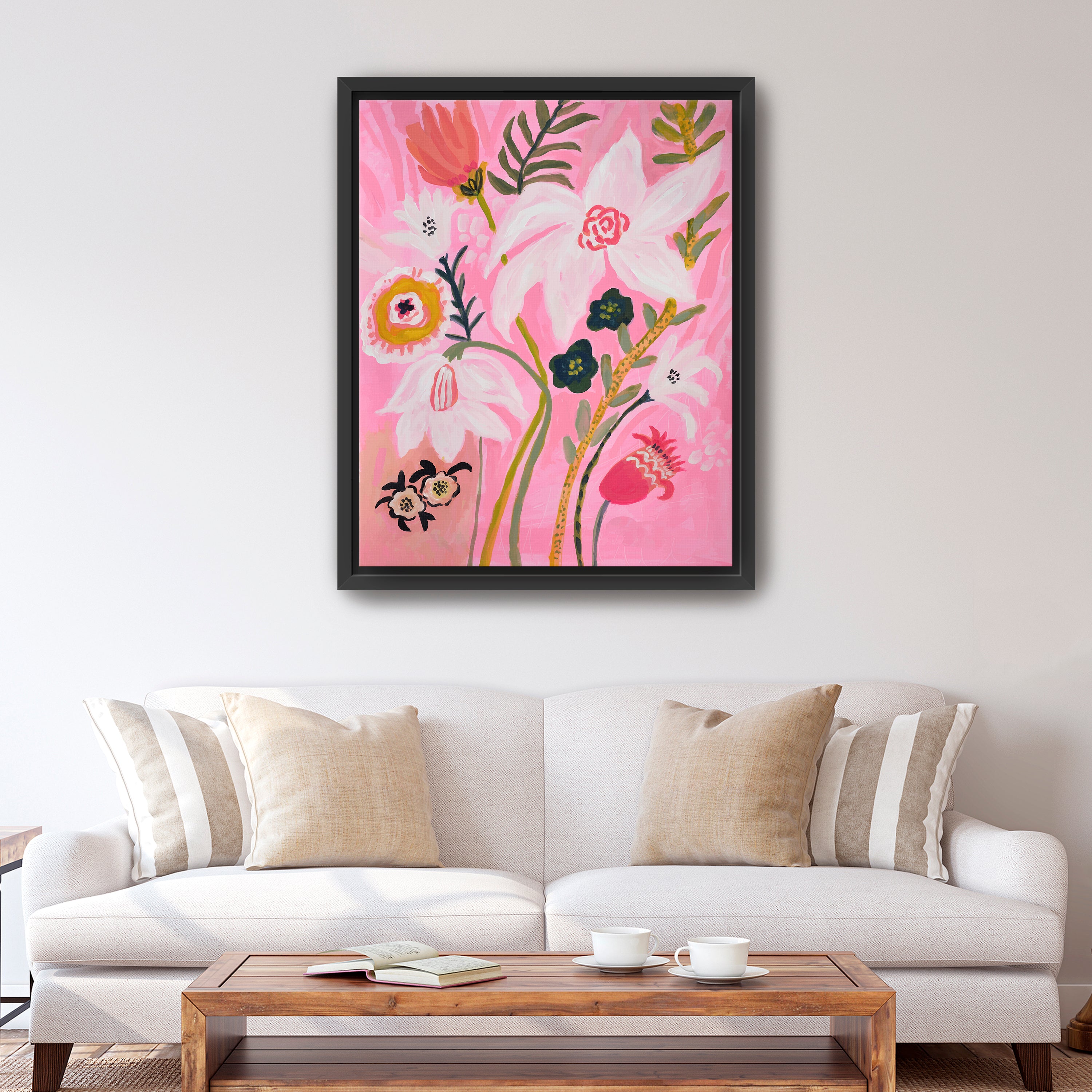 Pink Vintage 1 Canvas Giclee