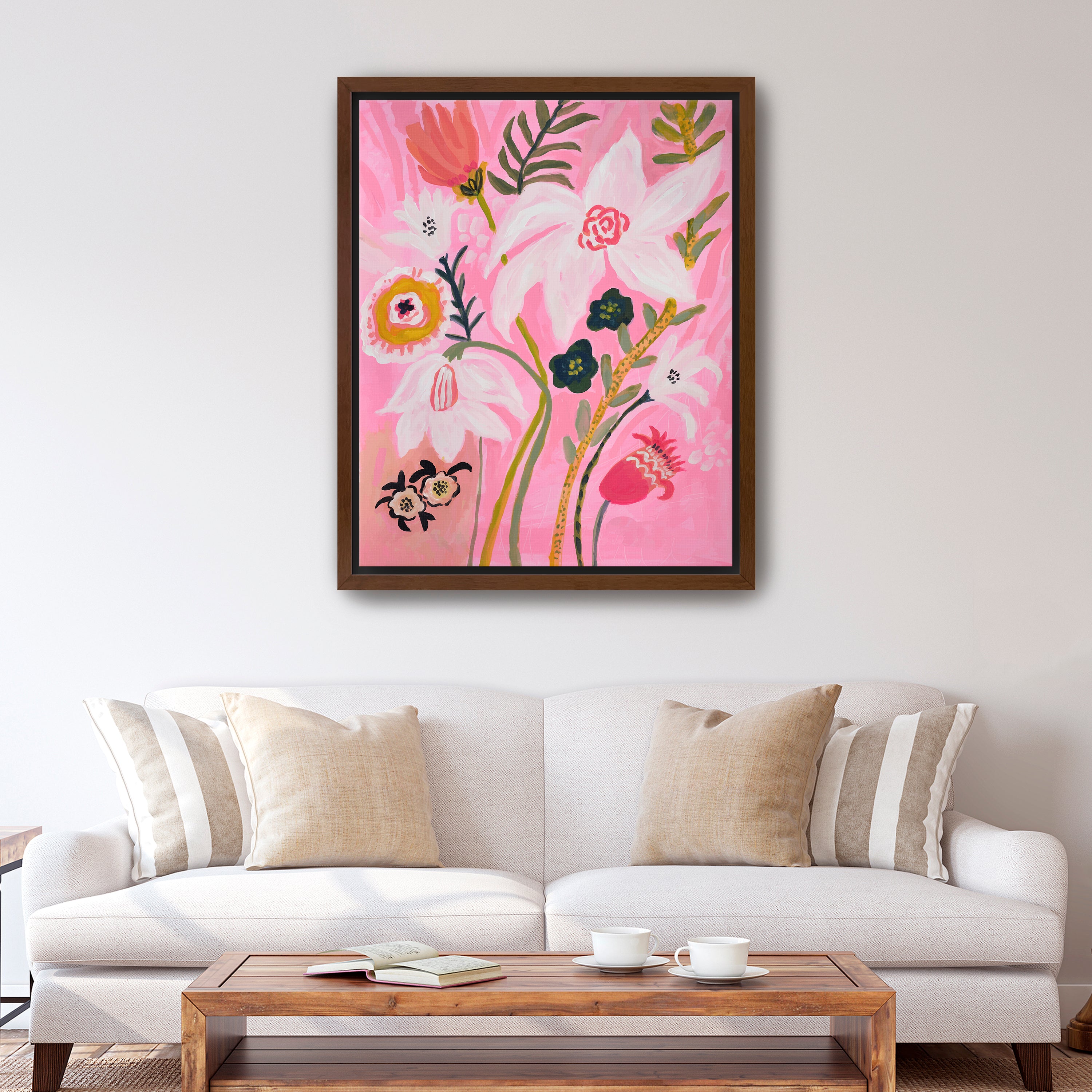 Pink Vintage 1 Canvas Giclee