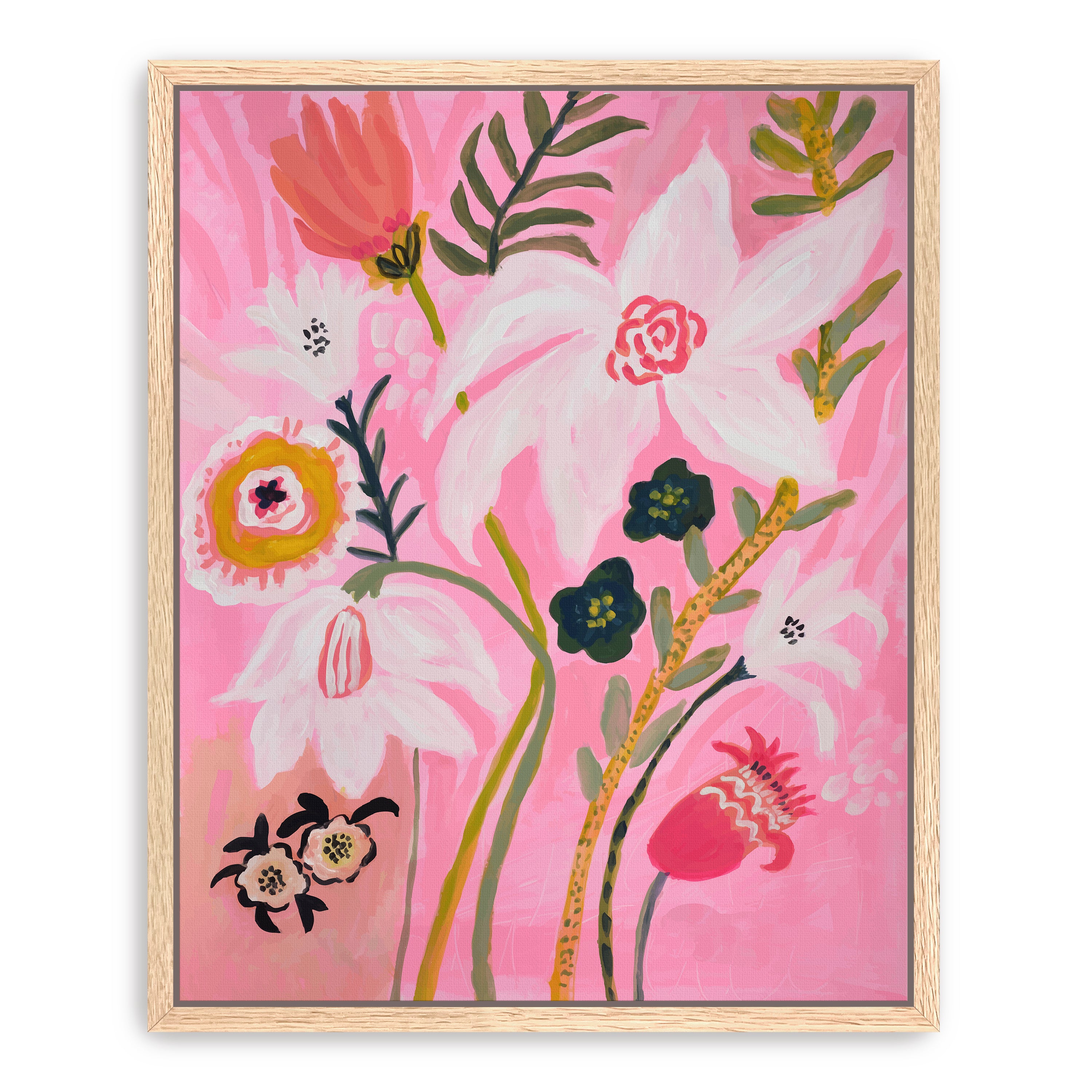 Pink Vintage 1 Canvas Giclee