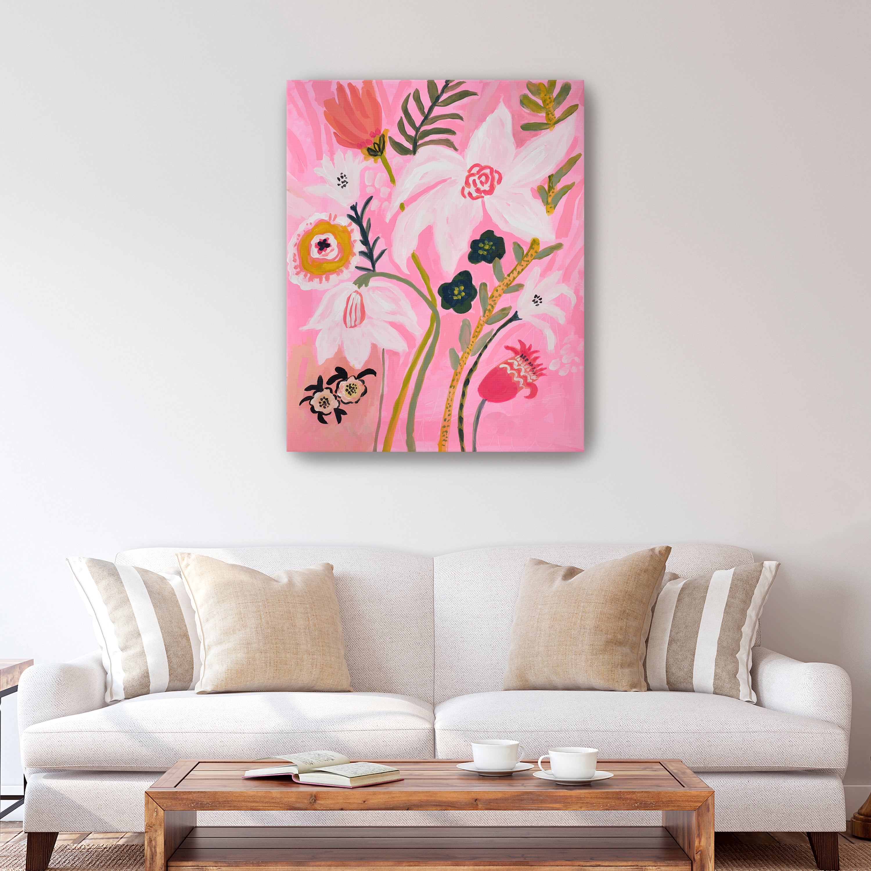 Pink Vintage 1 Canvas Giclee