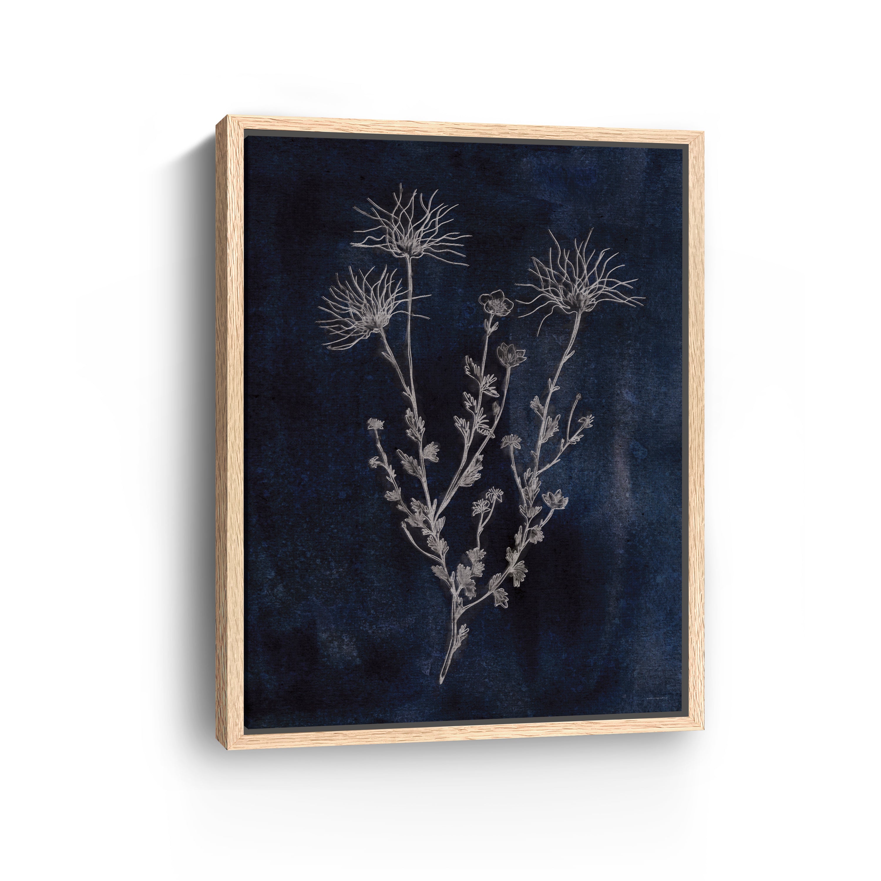 Denim and Blues Canvas Giclee