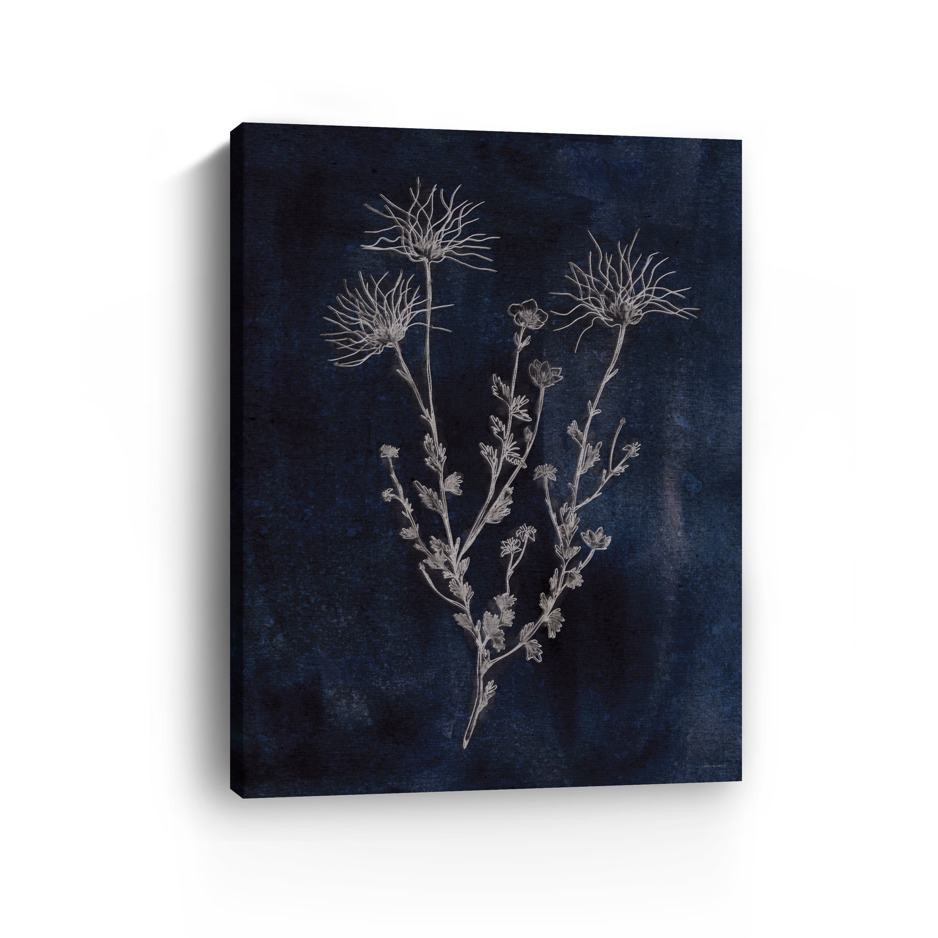 Denim and Blues Canvas Giclee