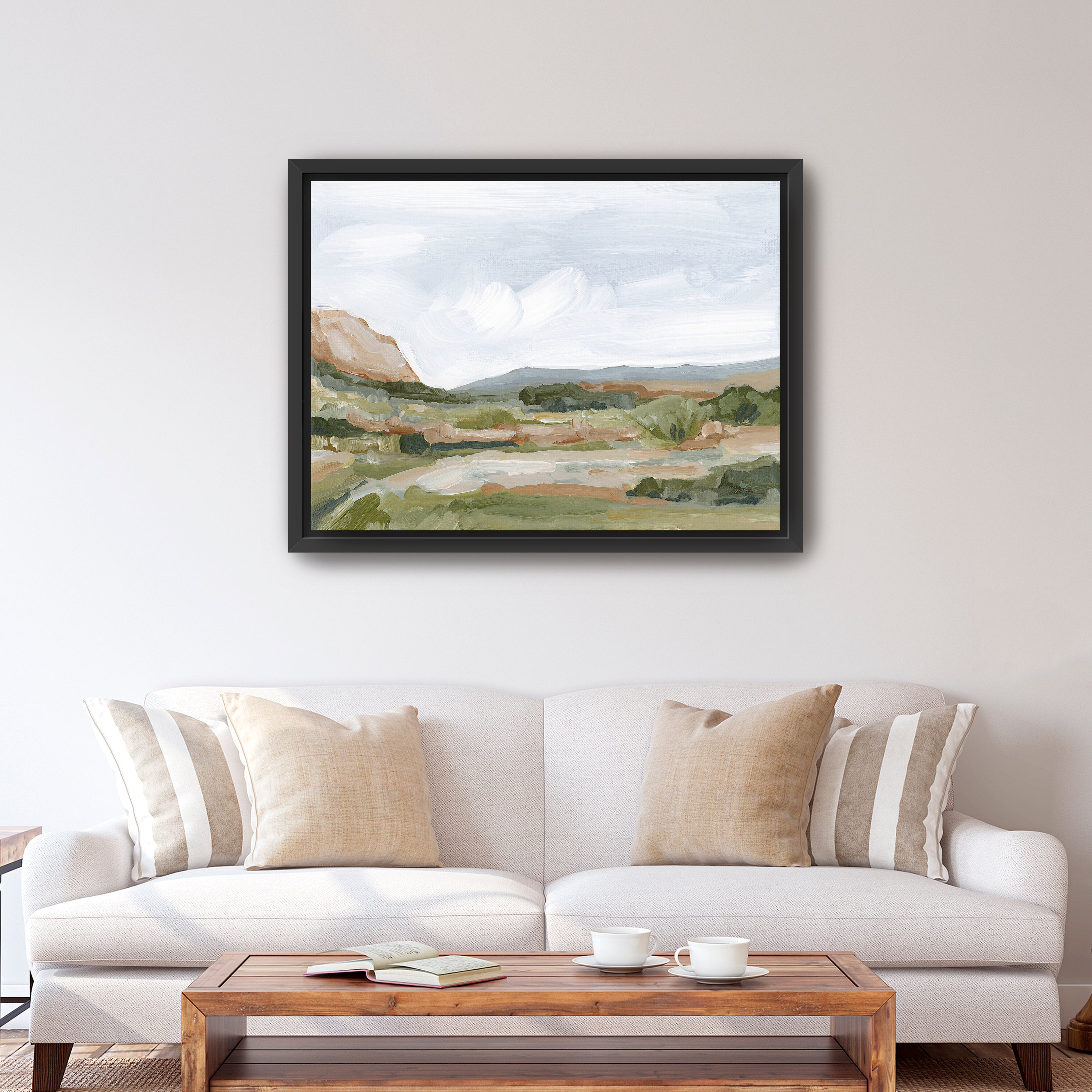 An Hour In The Garden Canvas Giclee