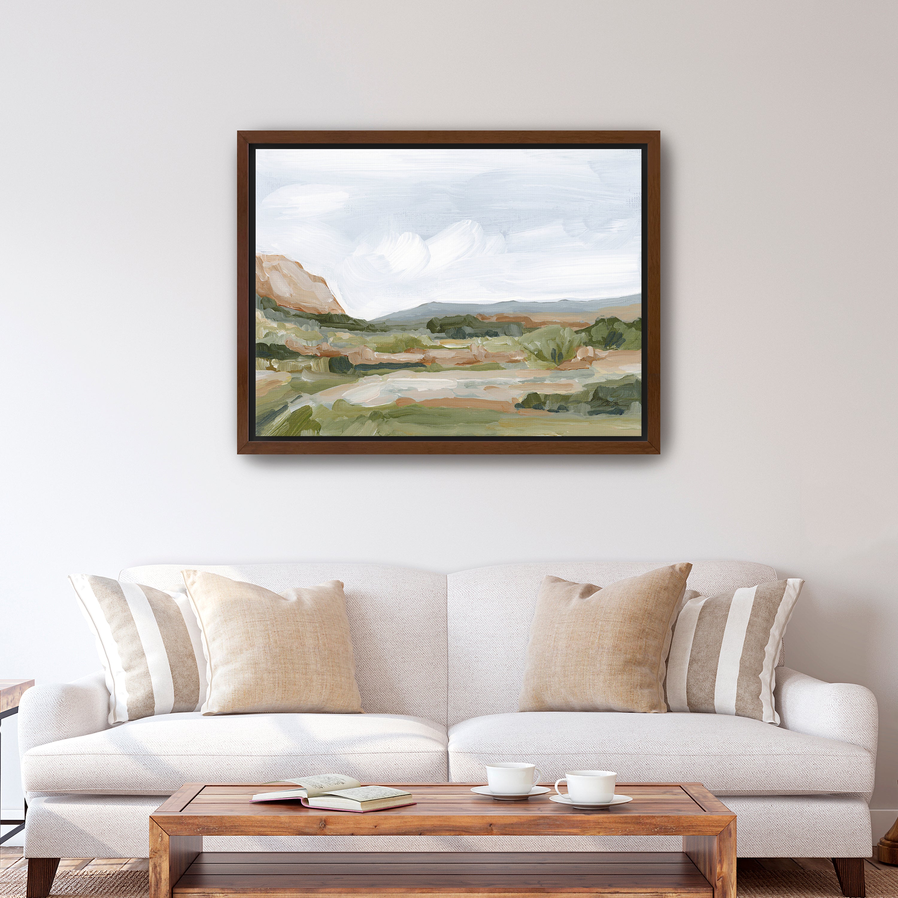 An Hour In The Garden Canvas Giclee