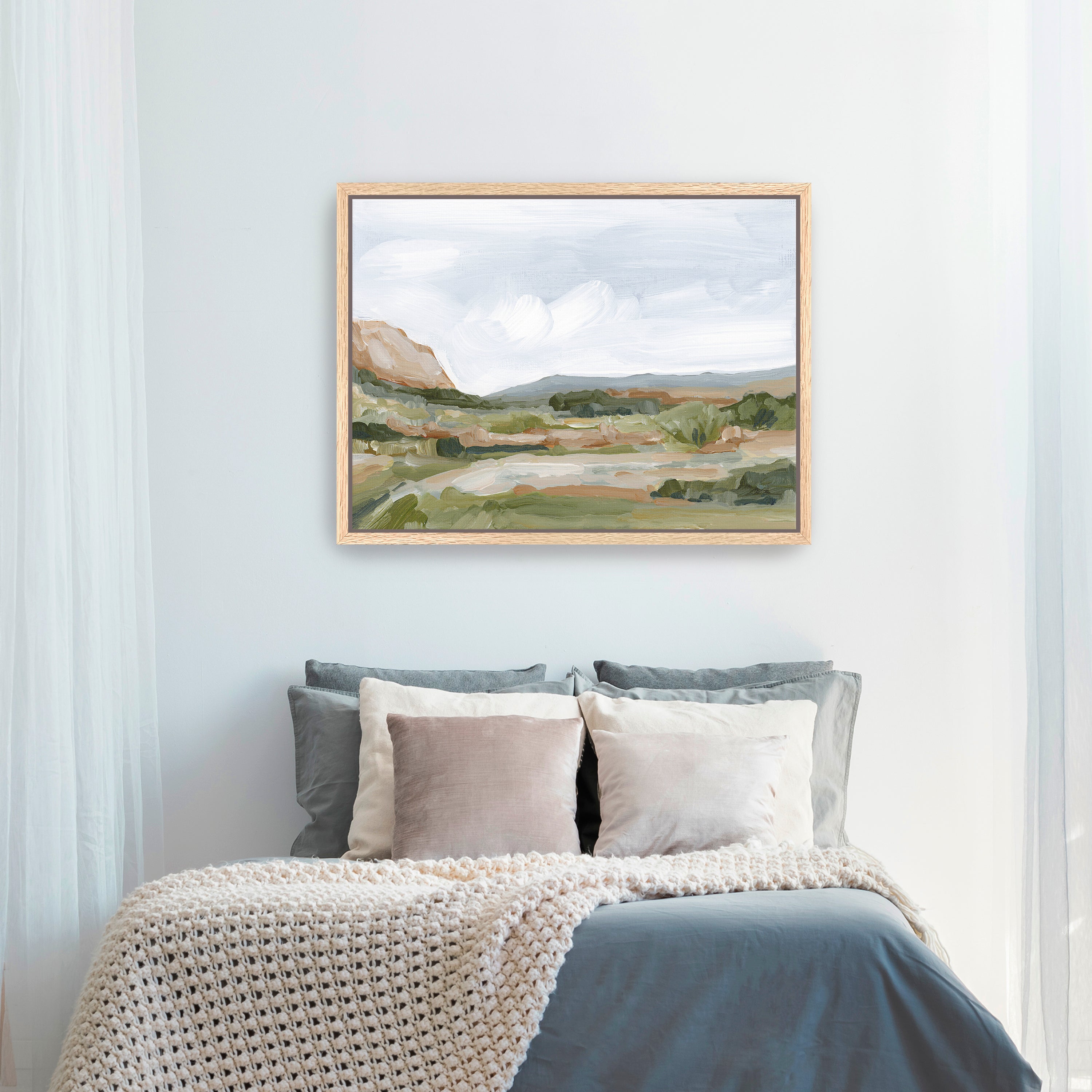 An Hour In The Garden Canvas Giclee