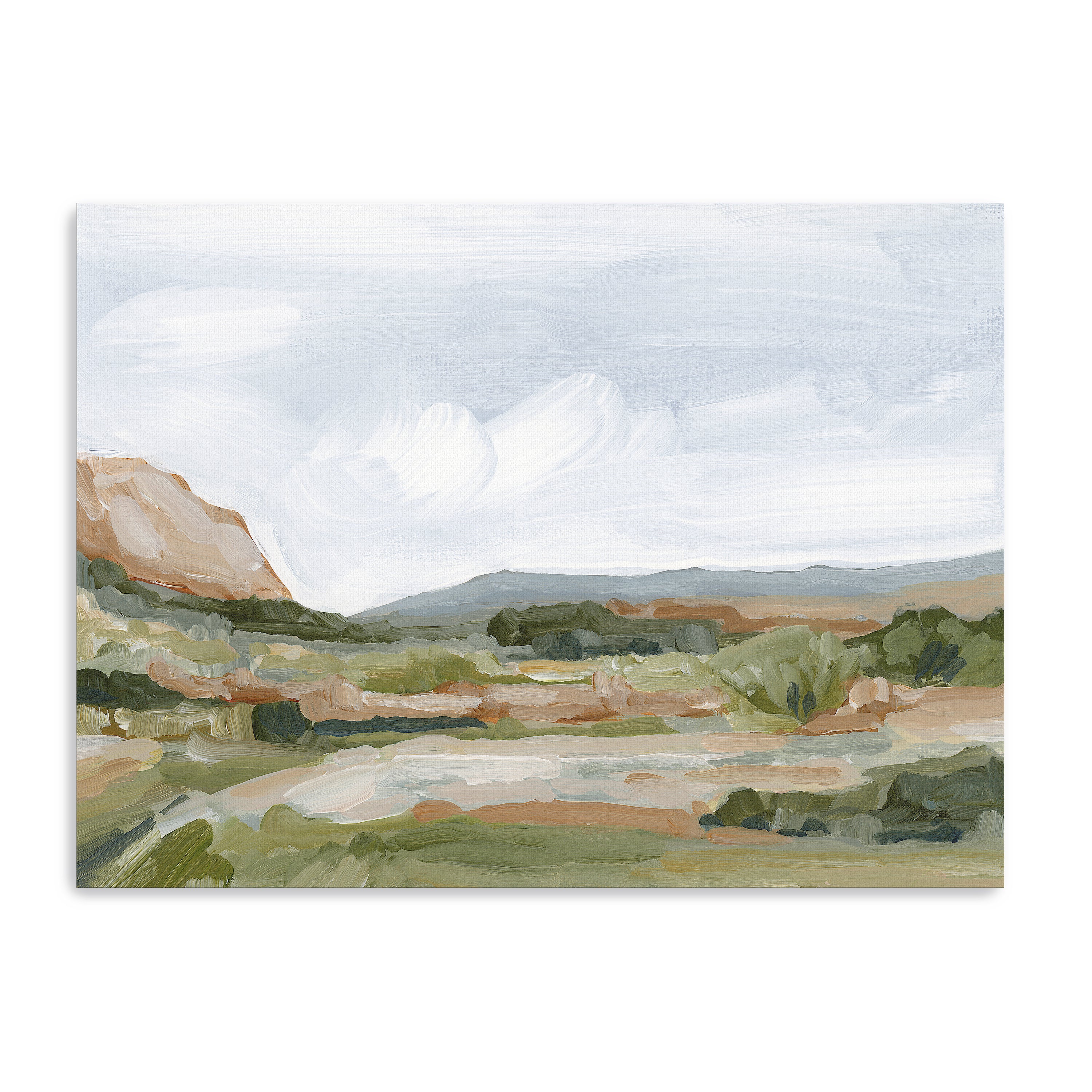 An Hour In The Garden Canvas Giclee