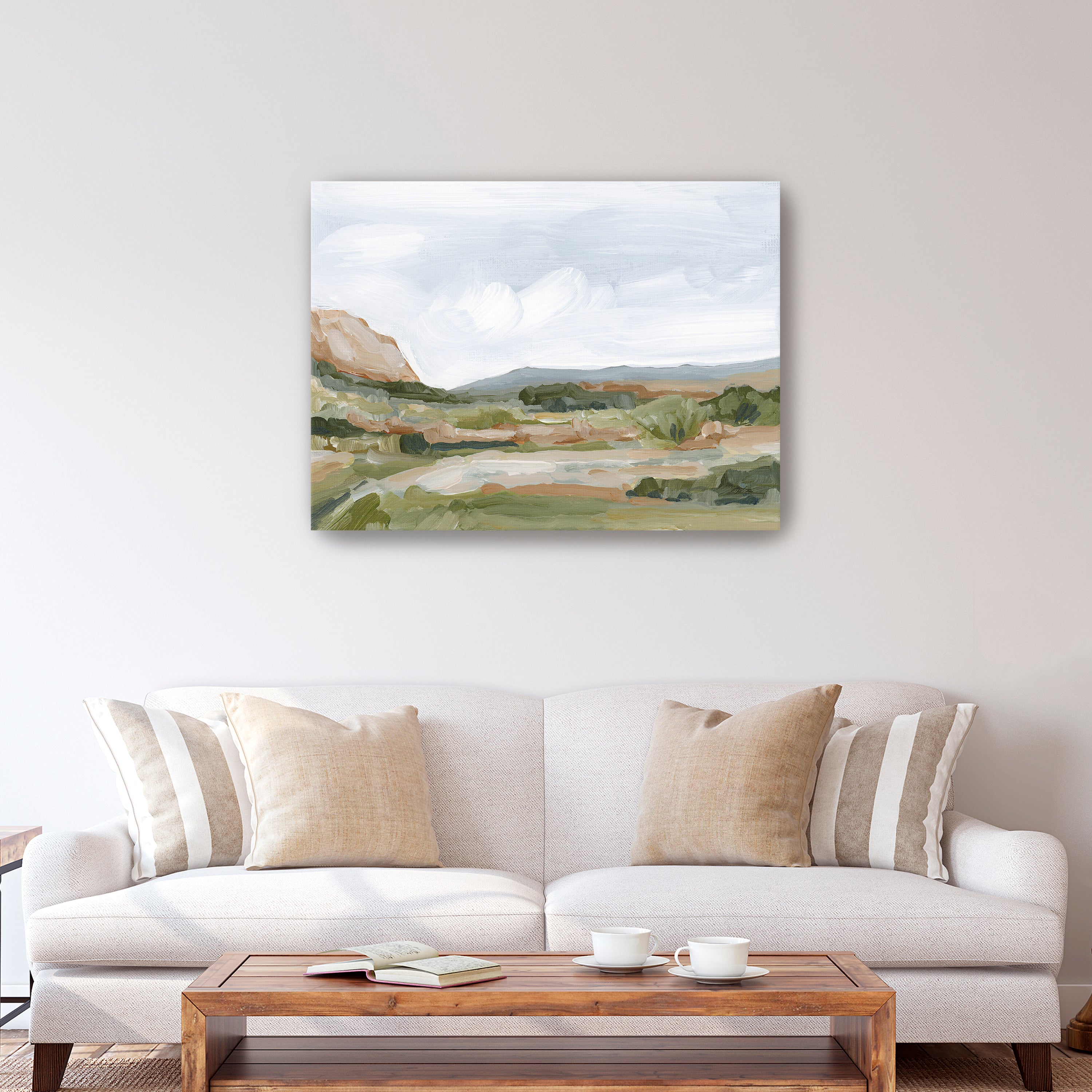 An Hour In The Garden Canvas Giclee