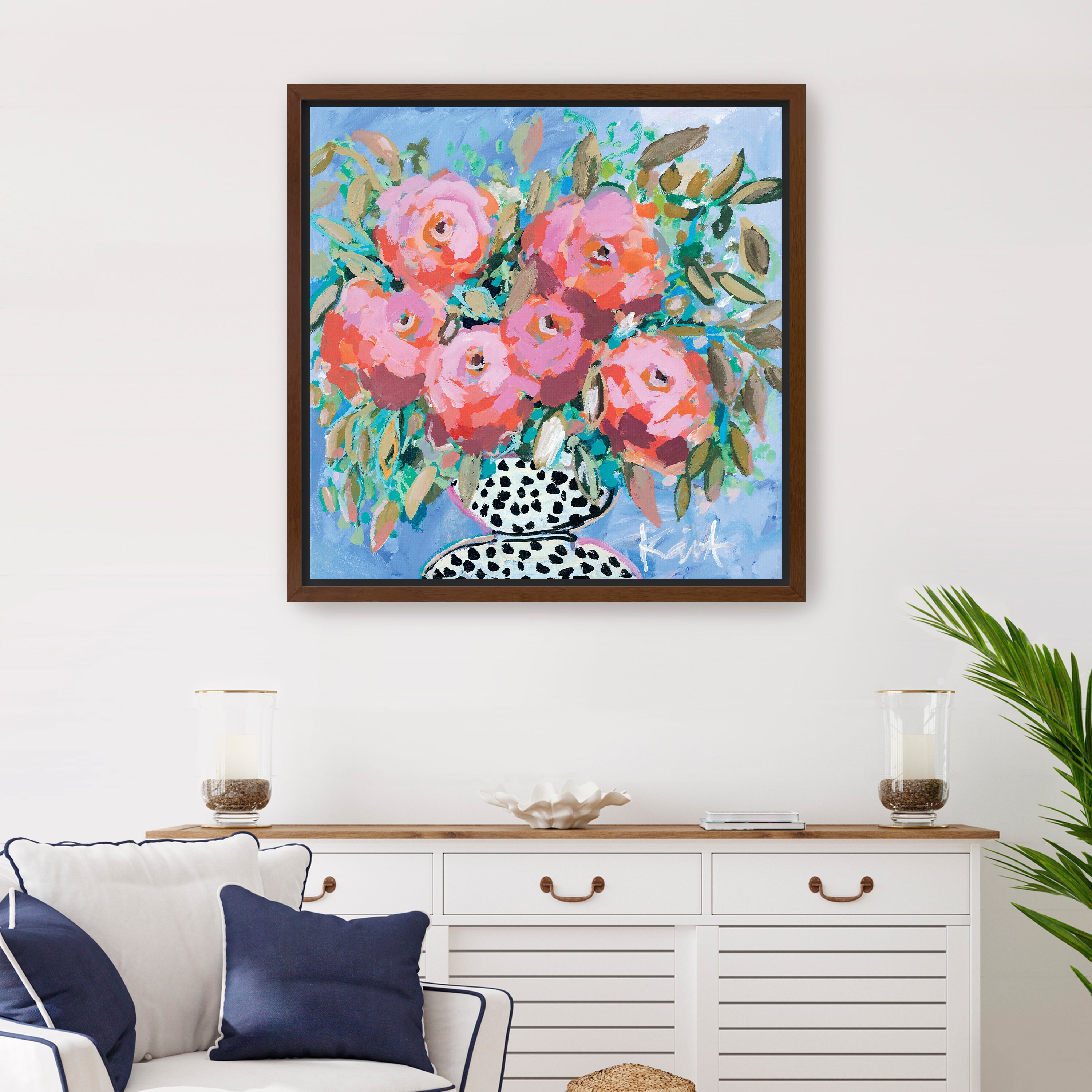Flowers for Bonnie Canvas Giclee