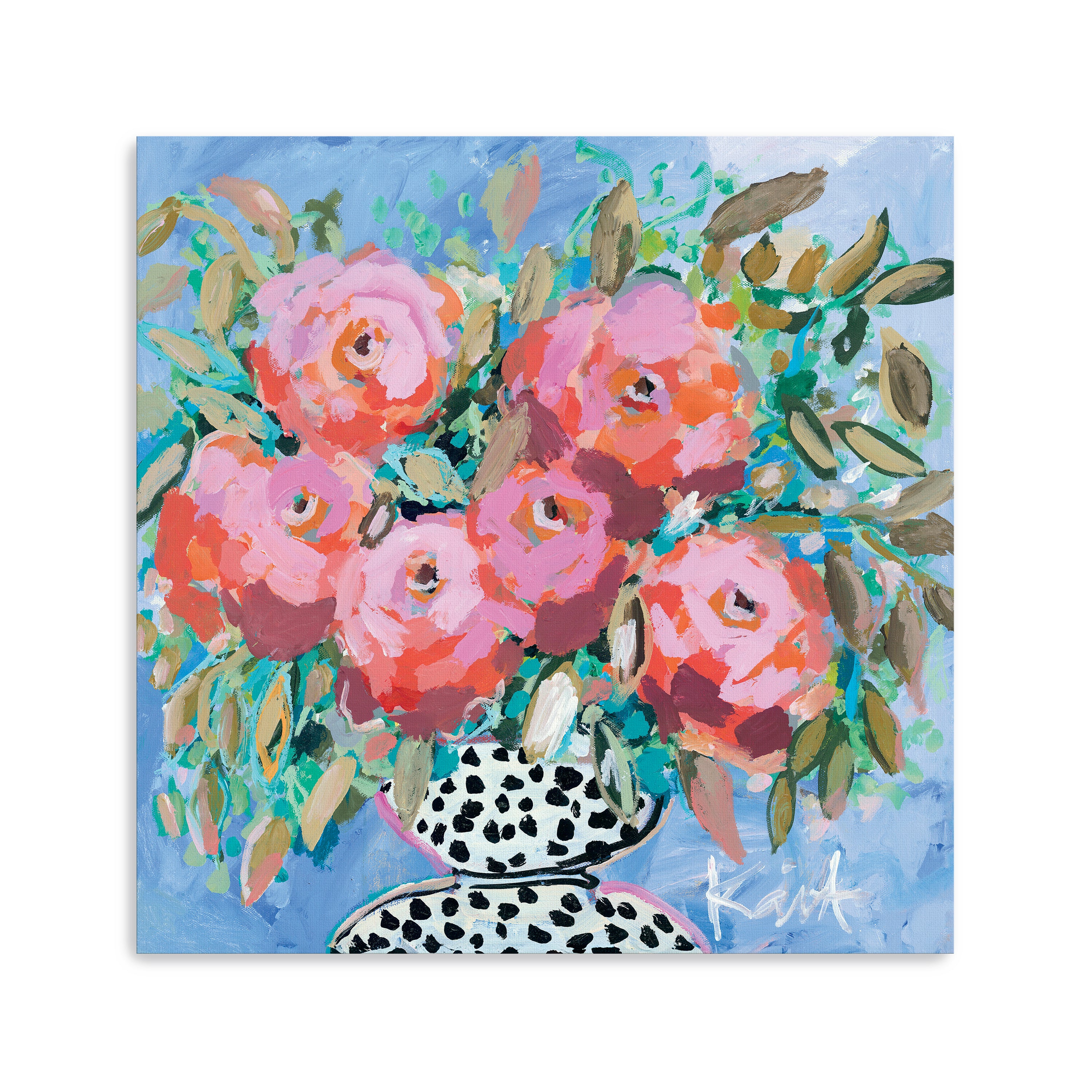 Flowers for Bonnie Canvas Giclee
