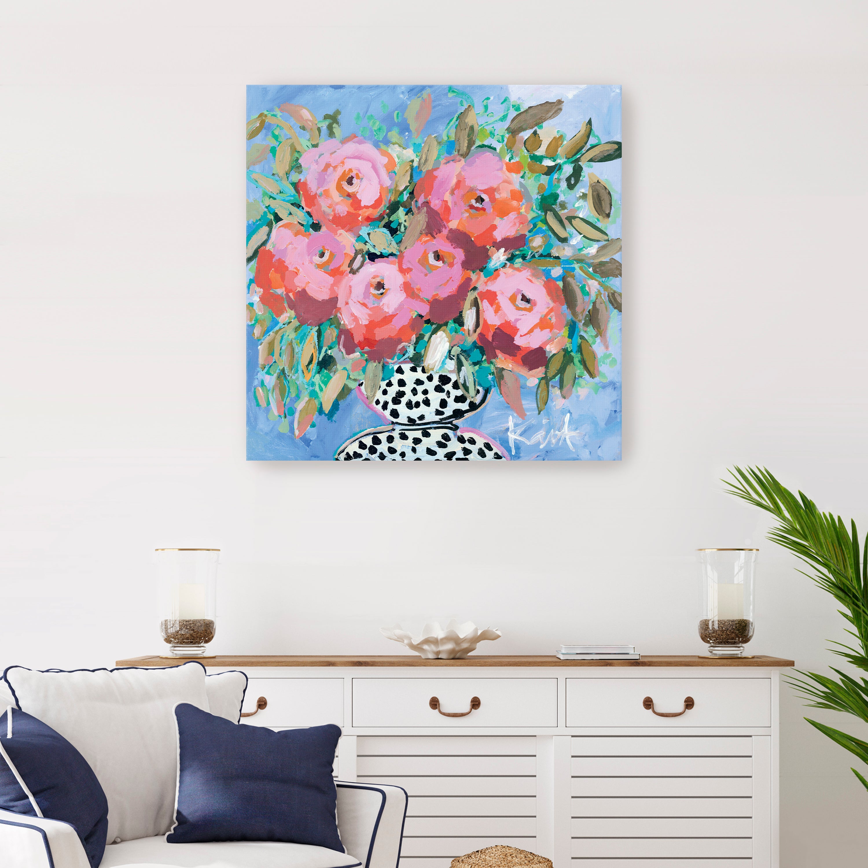 Flowers for Bonnie Canvas Giclee