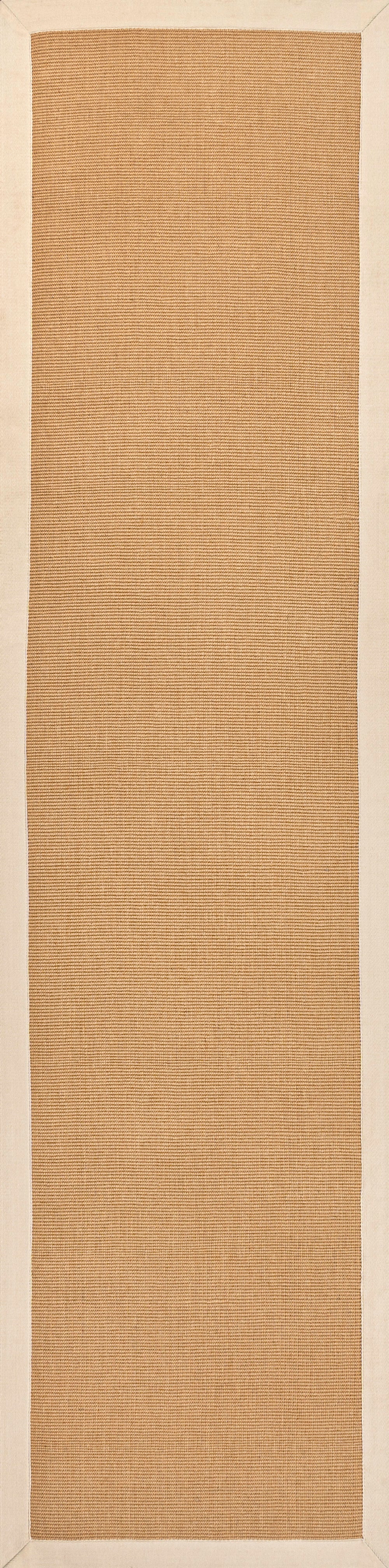 Camden Farmhouse Cottage Border Jute Area Rug