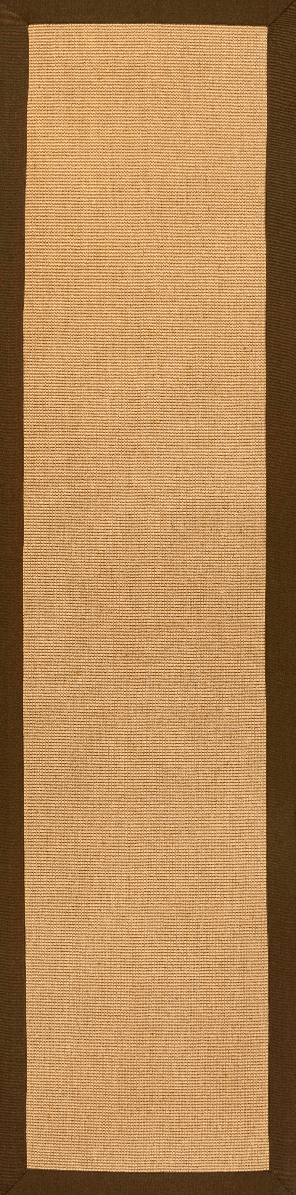 Camden Farmhouse Cottage Border Jute Area Rug