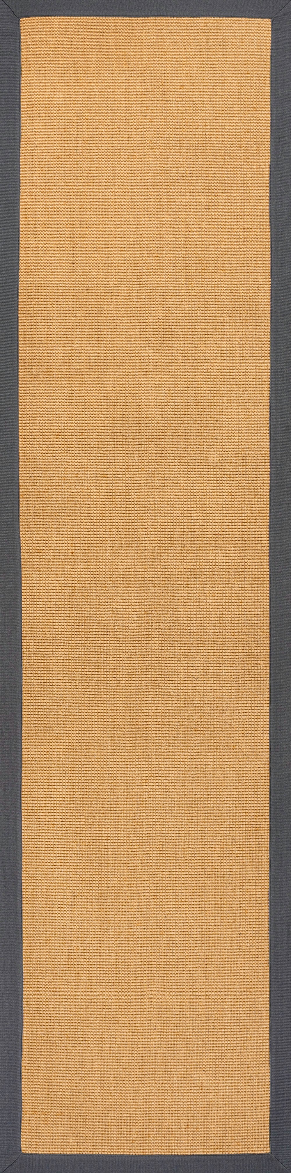 Camden Farmhouse Cottage Border Jute Area Rug