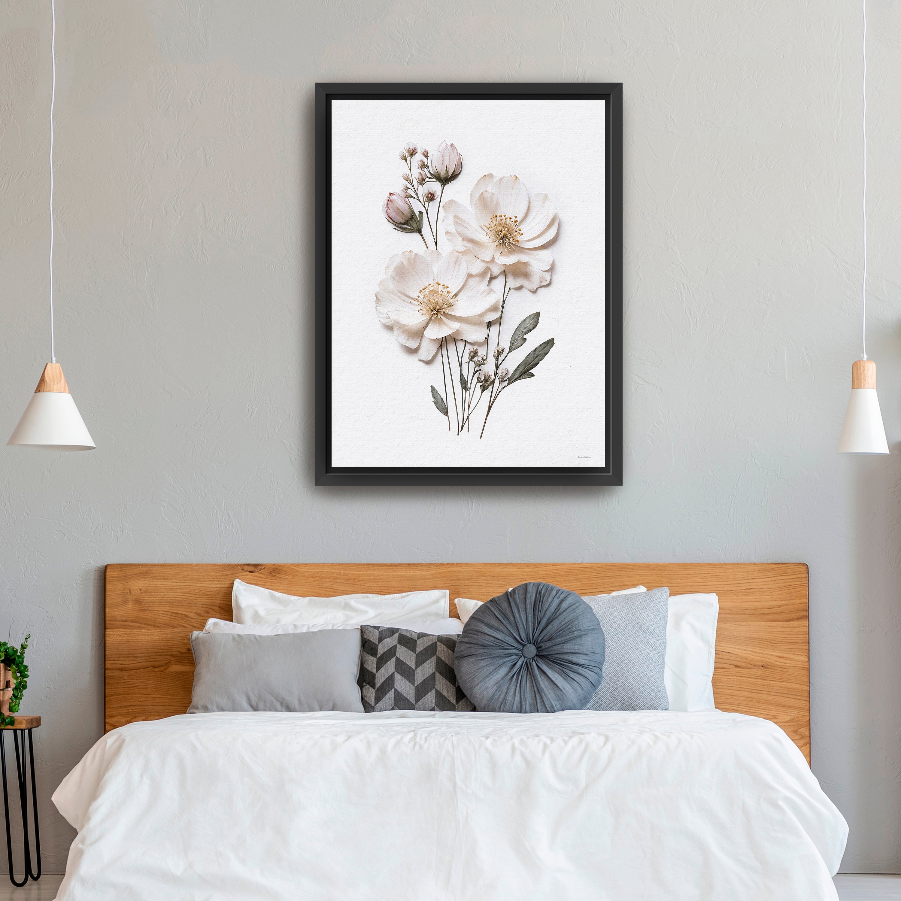 Pressed Flowers IV Canvas Giclee