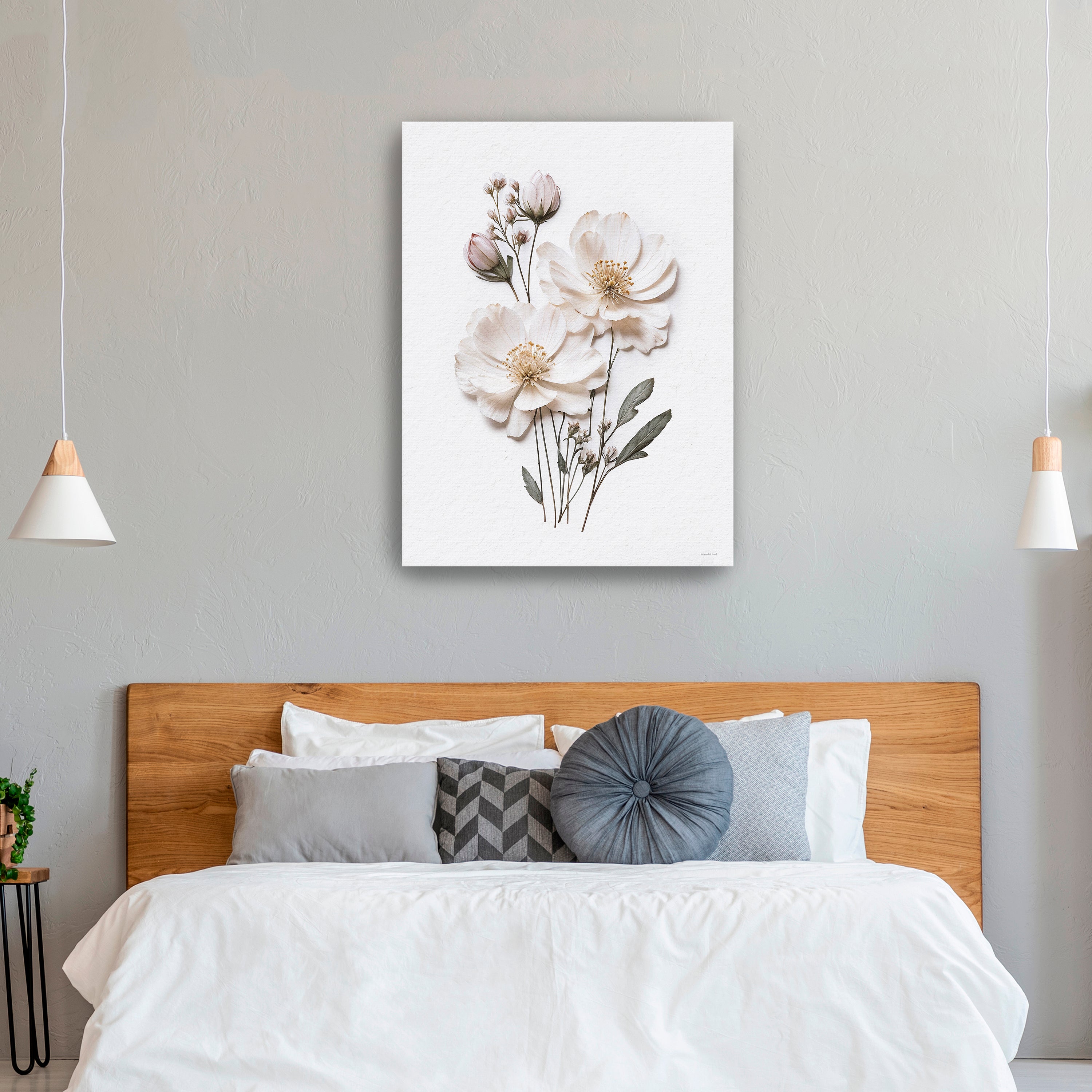Pressed Flowers IV Canvas Giclee