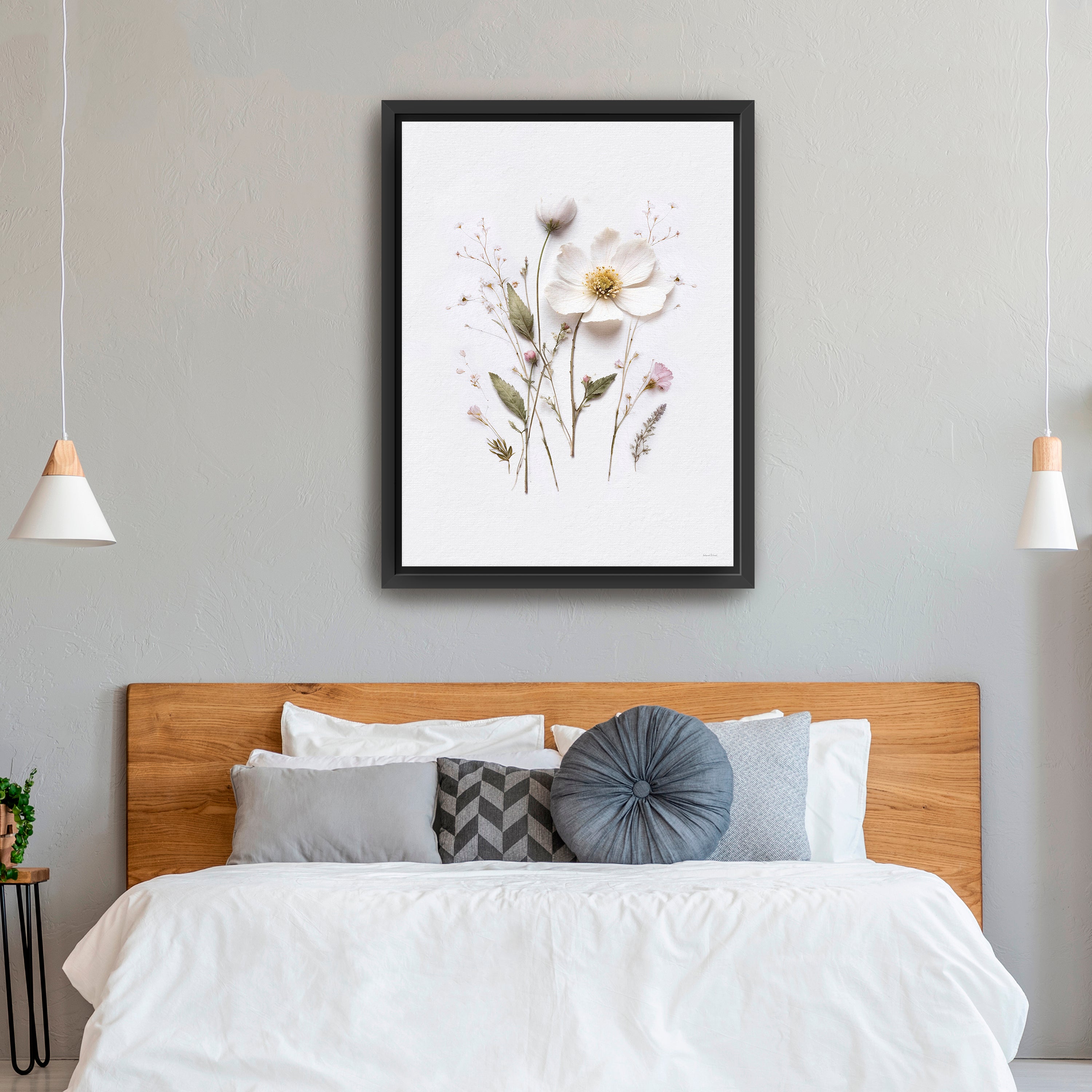 Pressed Flowers V Canvas Giclee