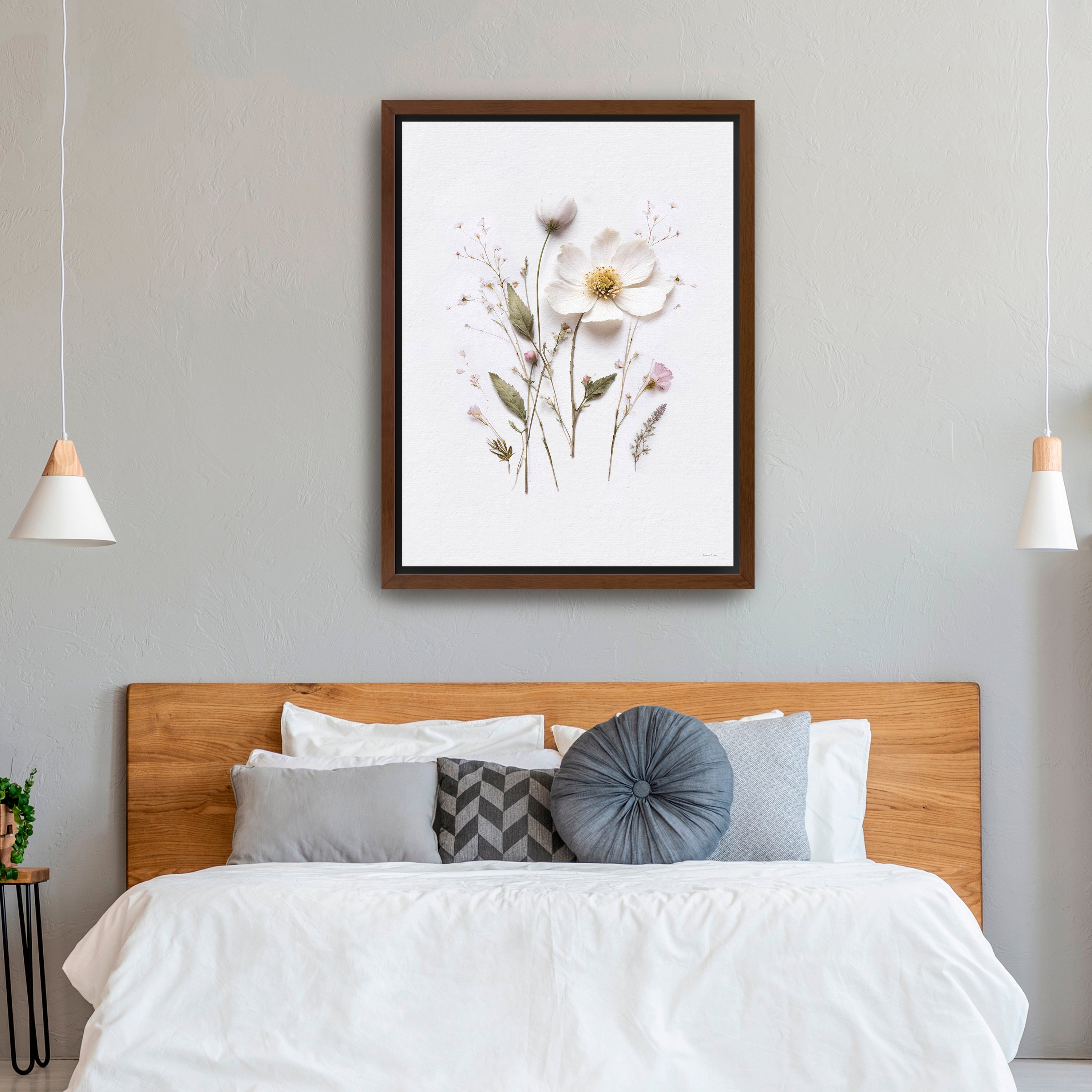 Pressed Flowers V Canvas Giclee