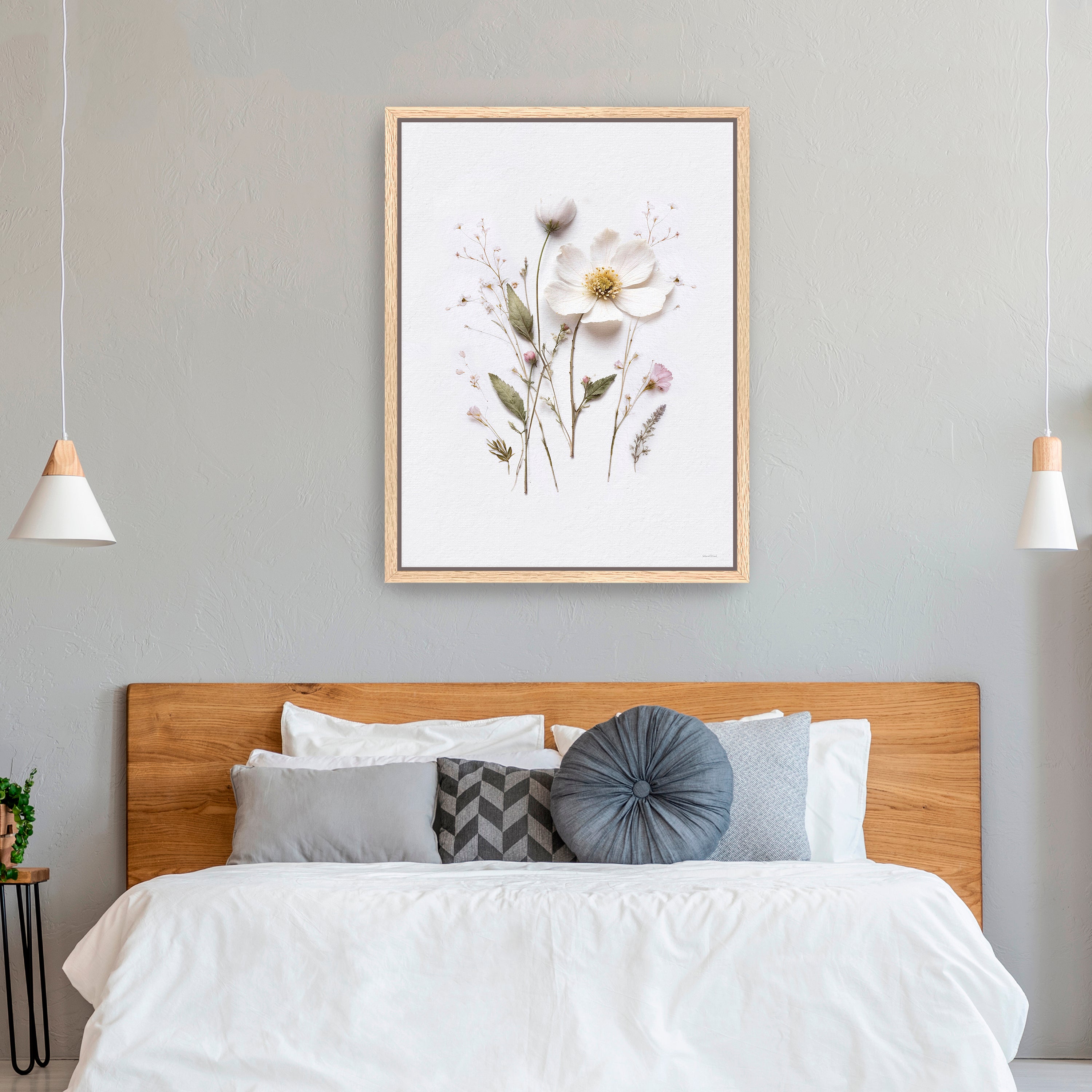 Pressed Flowers V Canvas Giclee