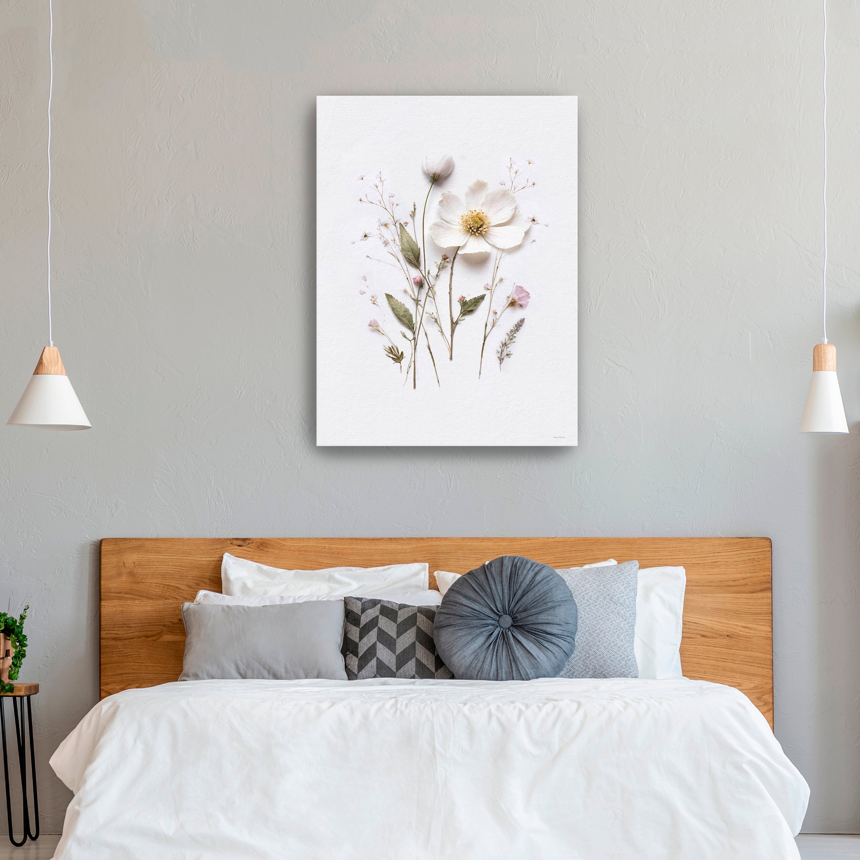 Pressed Flowers V Canvas Giclee
