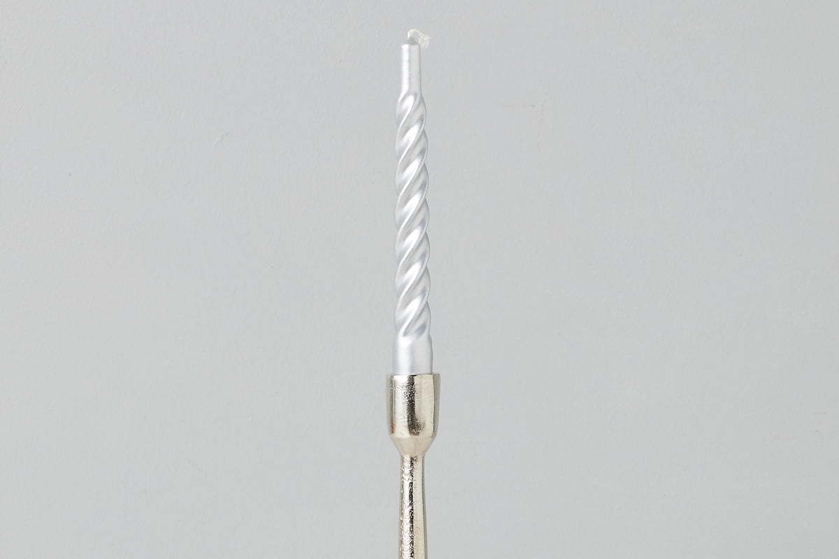 Lacquered Twisted Taper Candles, Set of 6