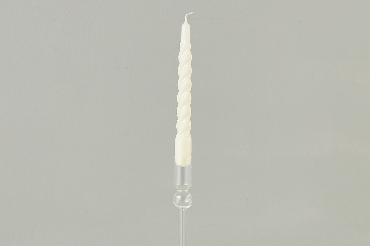 Lacquer Twisted Taper Candles, Set of 6