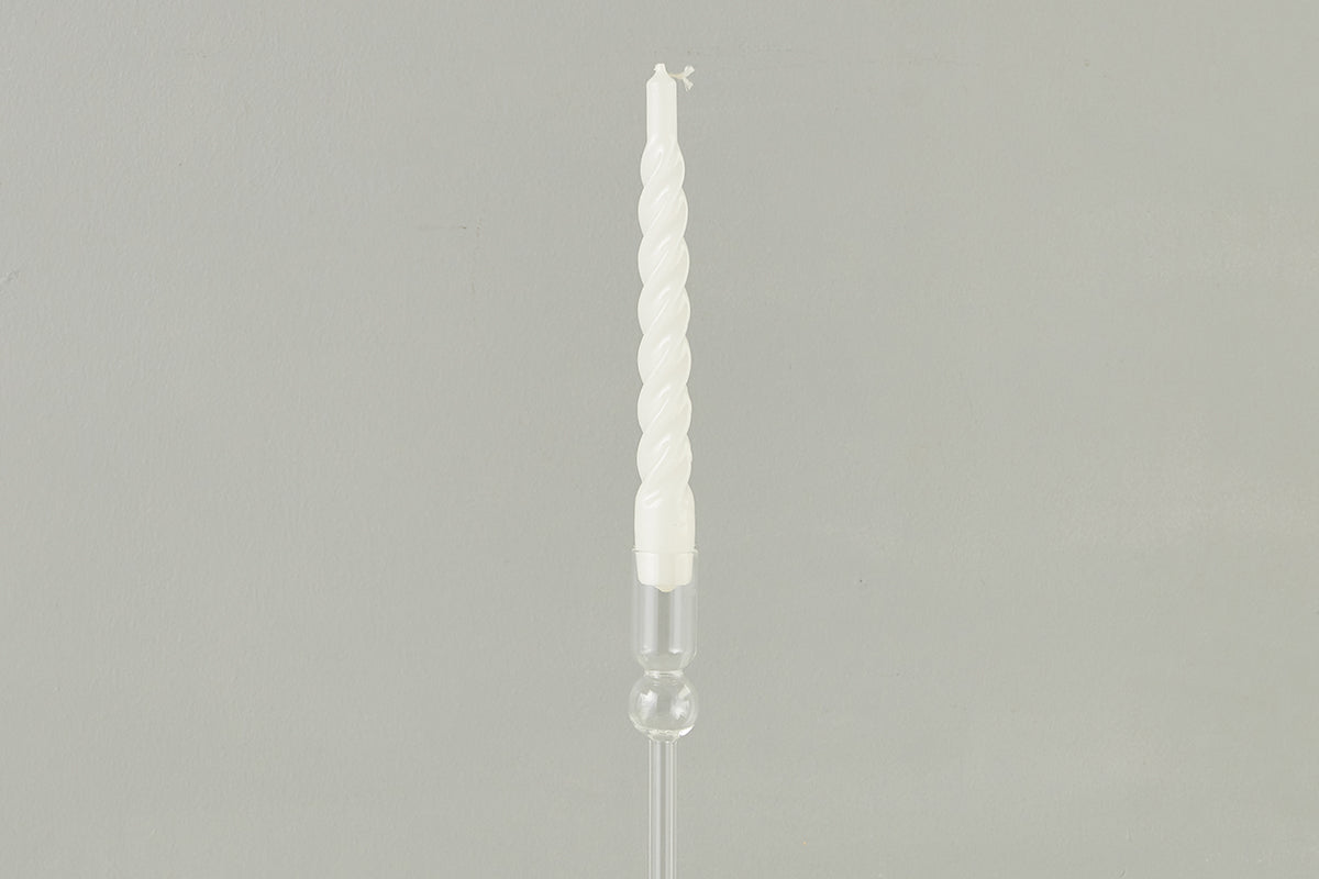Lacquer Twisted Taper Candles, Set of 6