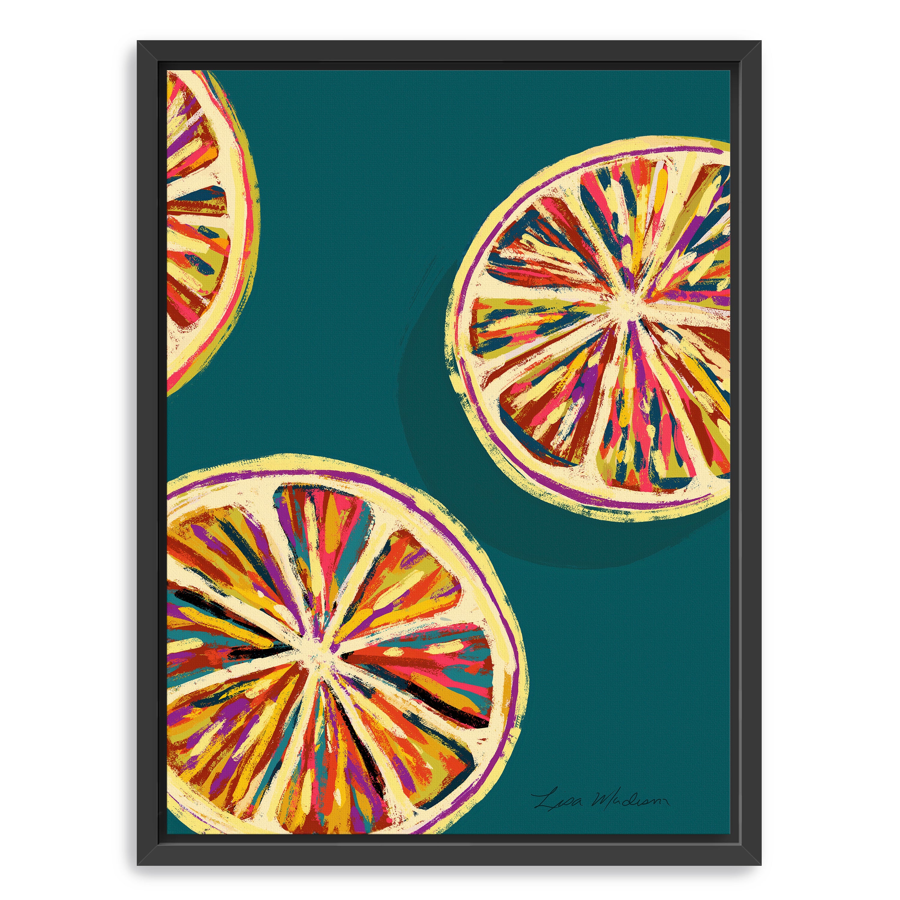 Grapefruit Canvas Giclee