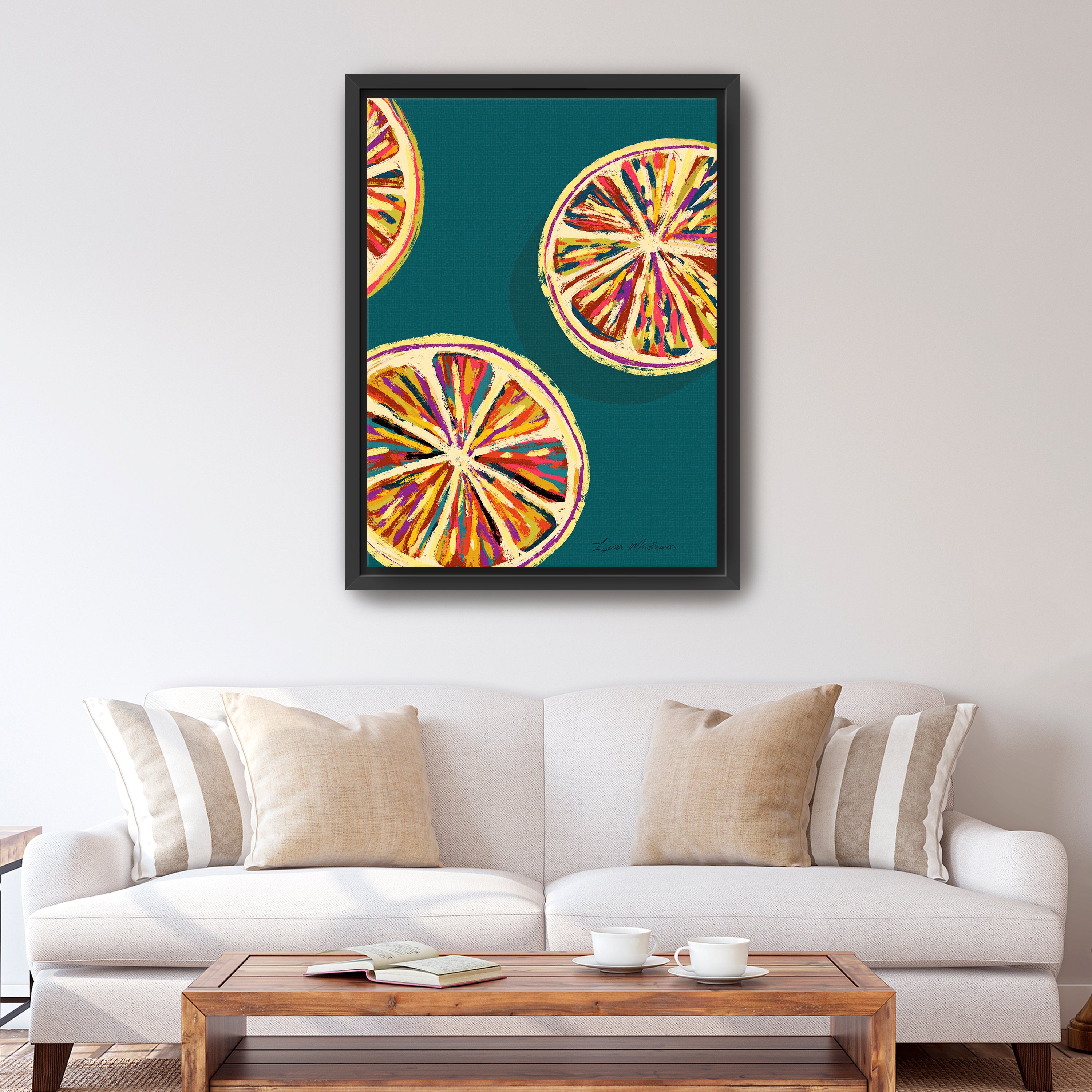 Grapefruit Canvas Giclee