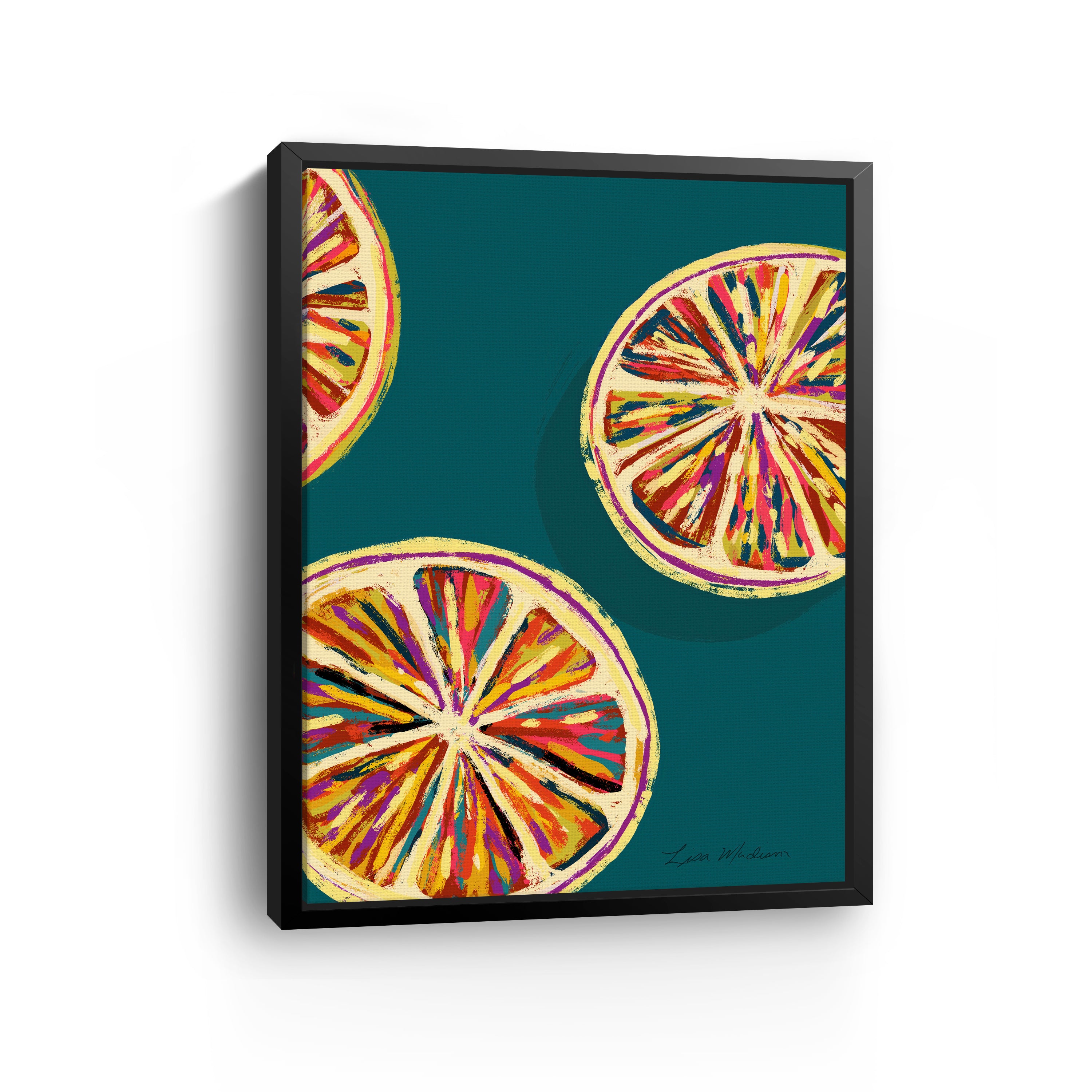 Grapefruit Canvas Giclee
