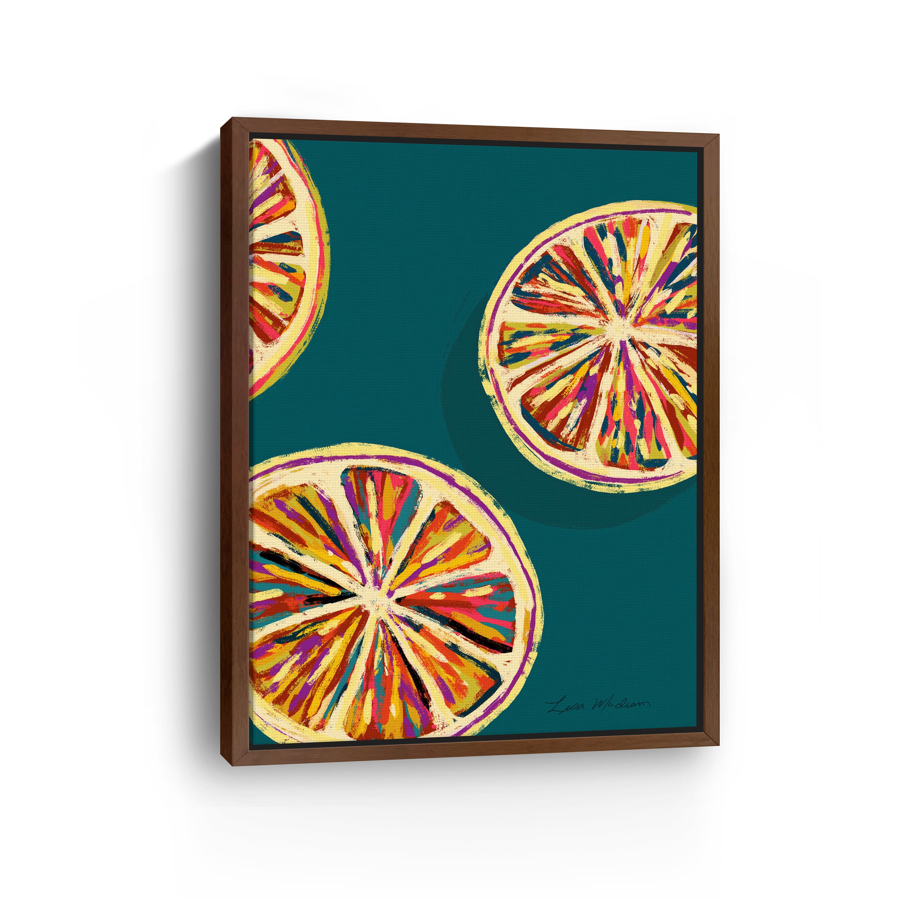 Grapefruit Canvas Giclee