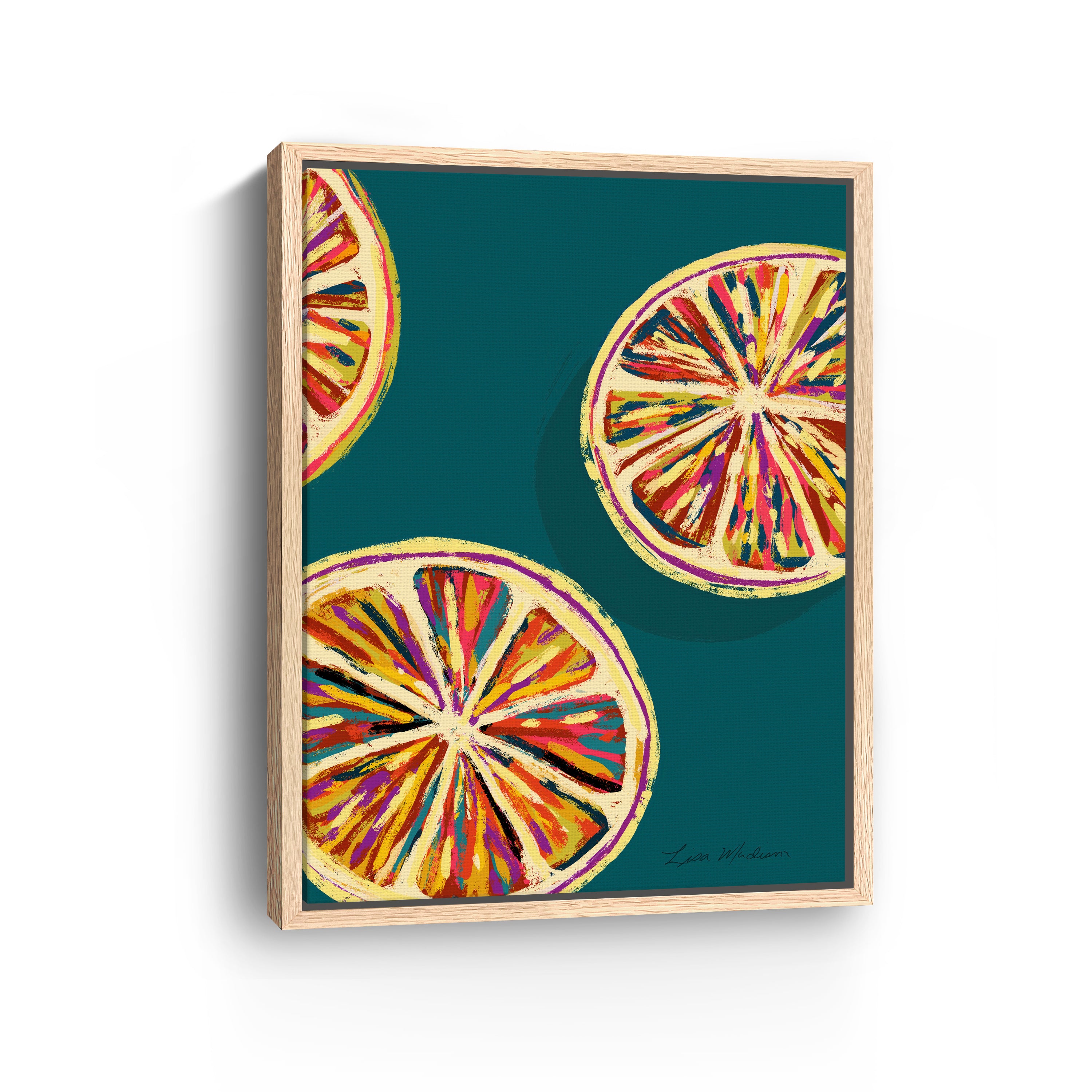 Grapefruit Canvas Giclee