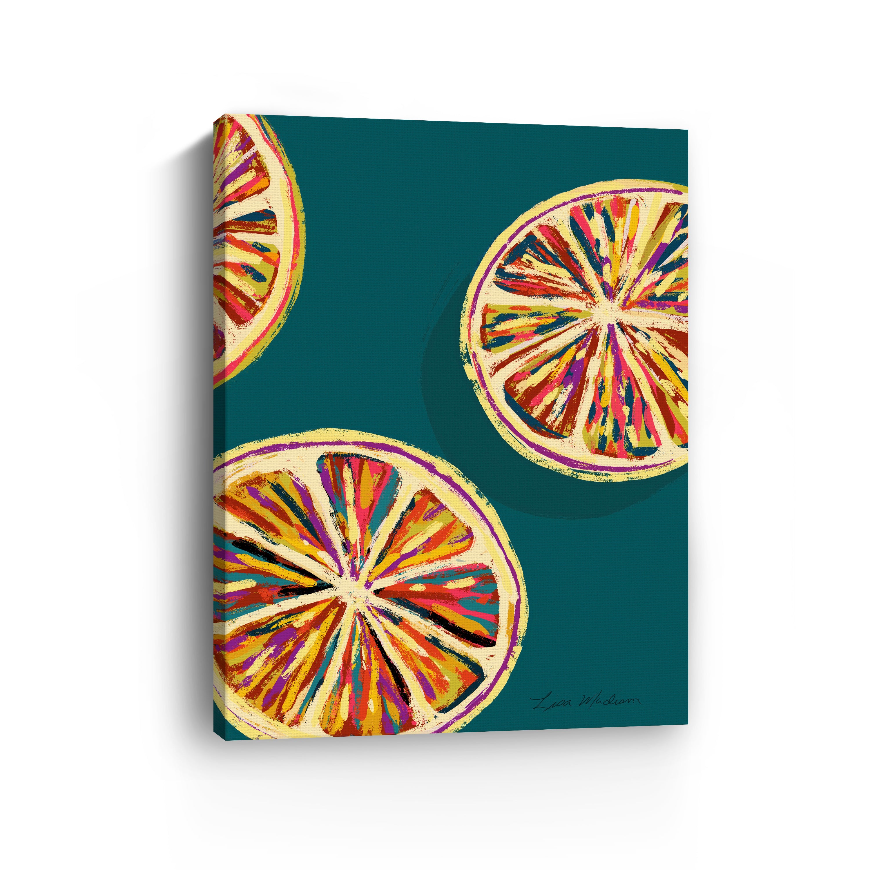 Grapefruit Canvas Giclee