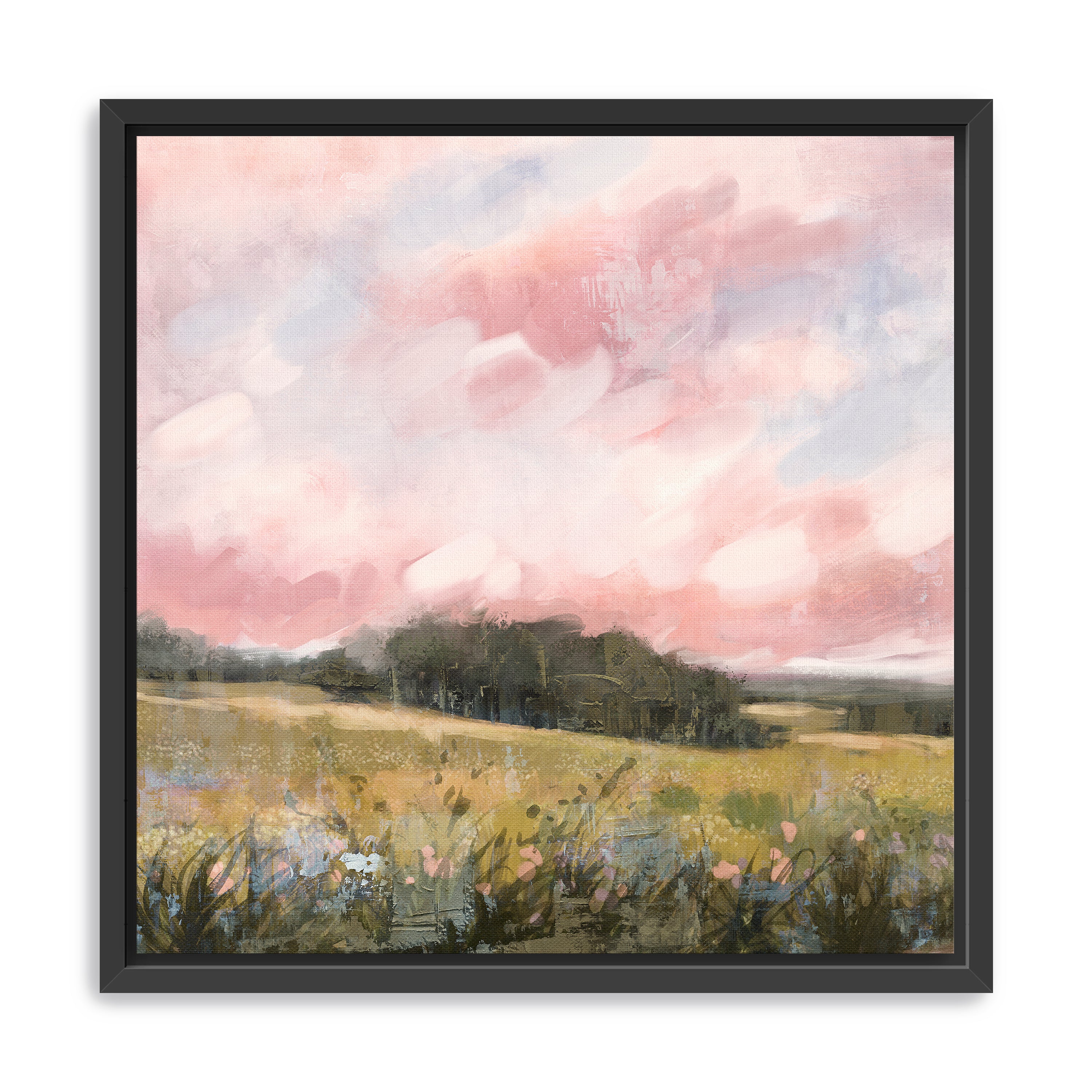 Spring fields I Canvas Giclee Wall Art