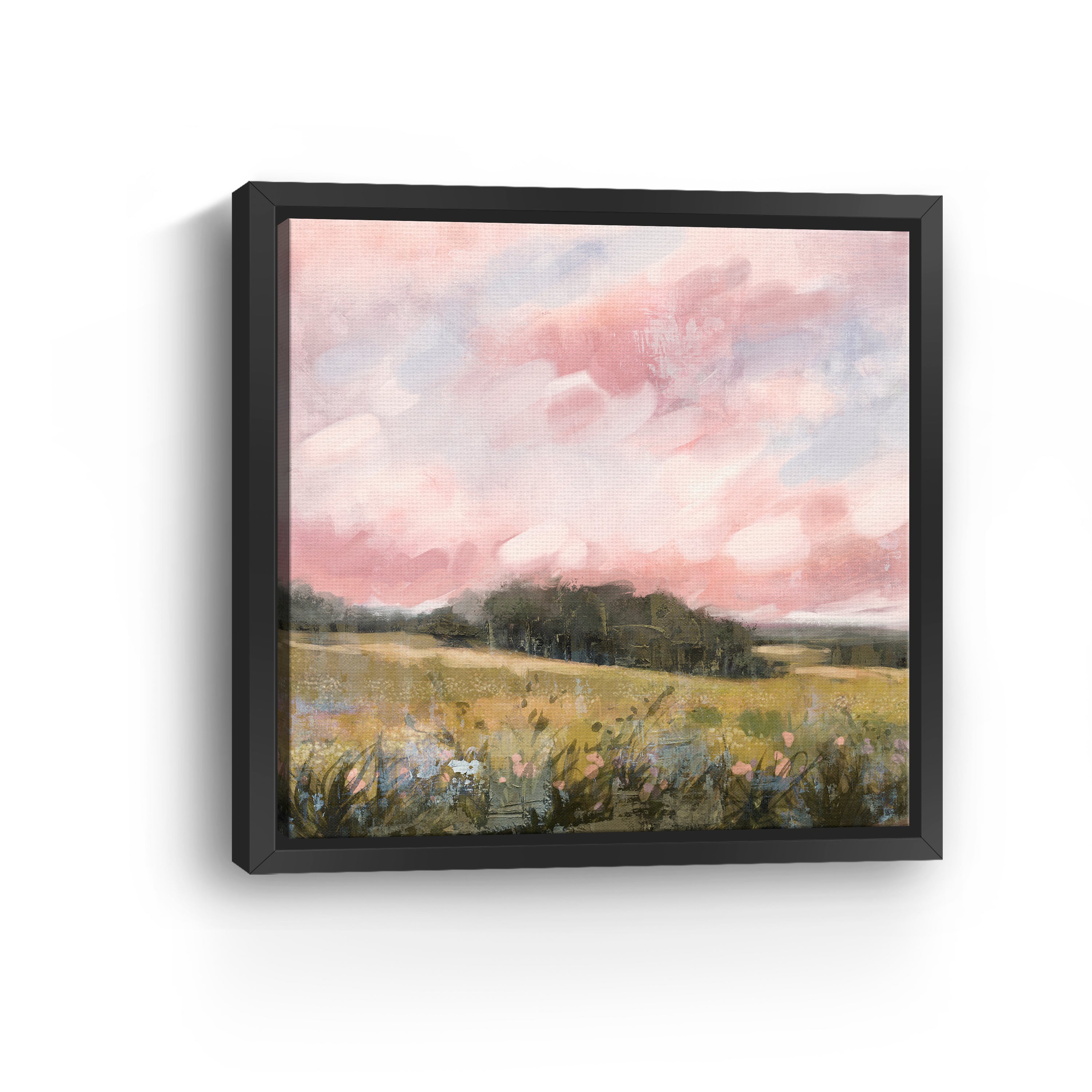 Spring fields I Canvas Giclee Wall Art