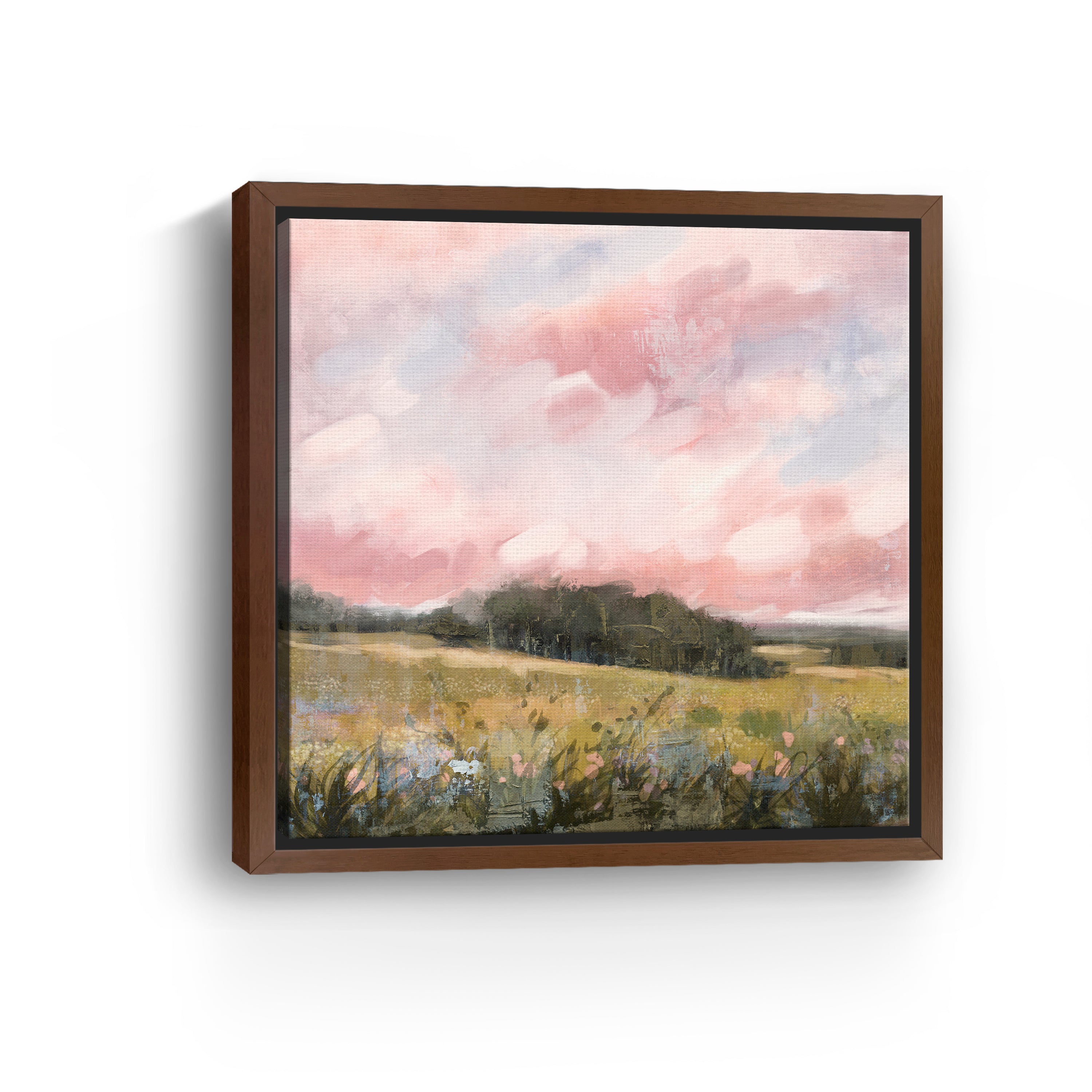 Spring fields I Canvas Giclee Wall Art