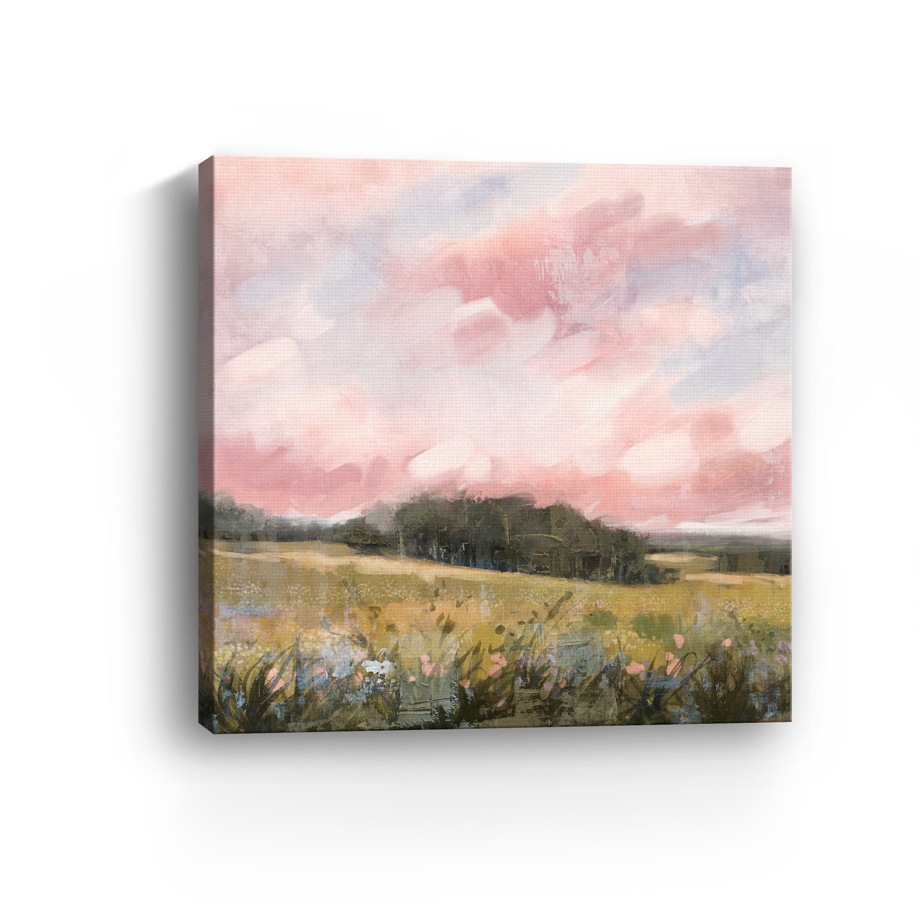 Spring fields I Canvas Giclee Wall Art