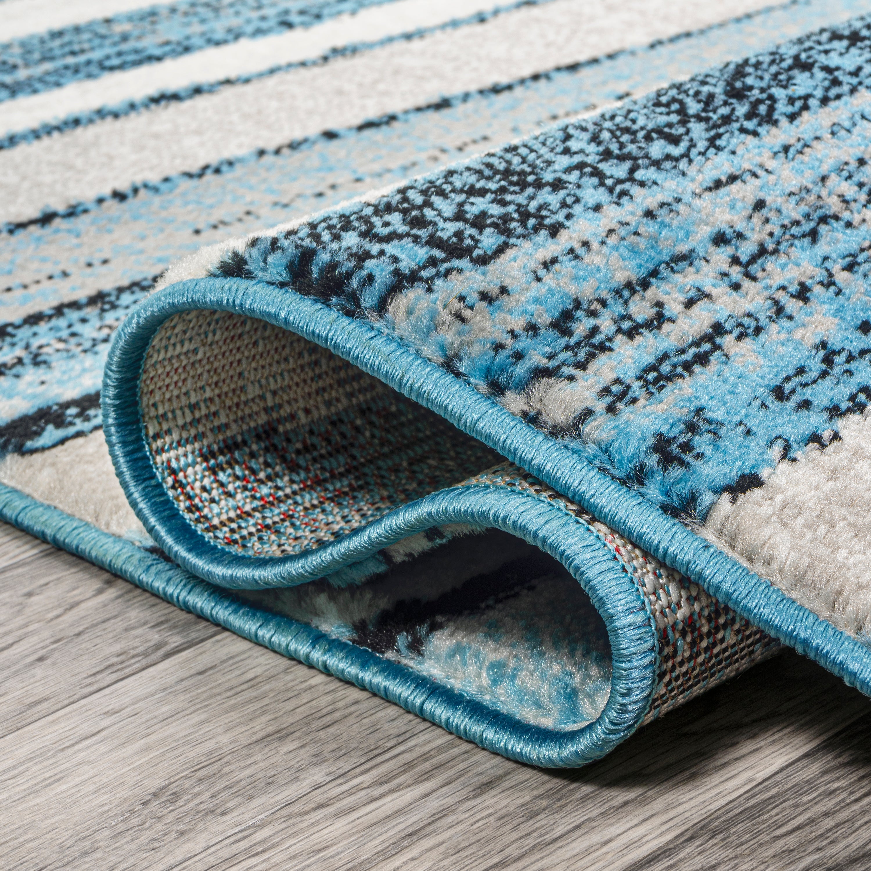 Magnolia Beach Strie' Striped Area Rug