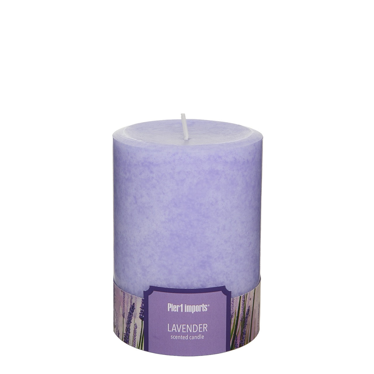 Pier 1 Lavender 3x4 Pillar Candle