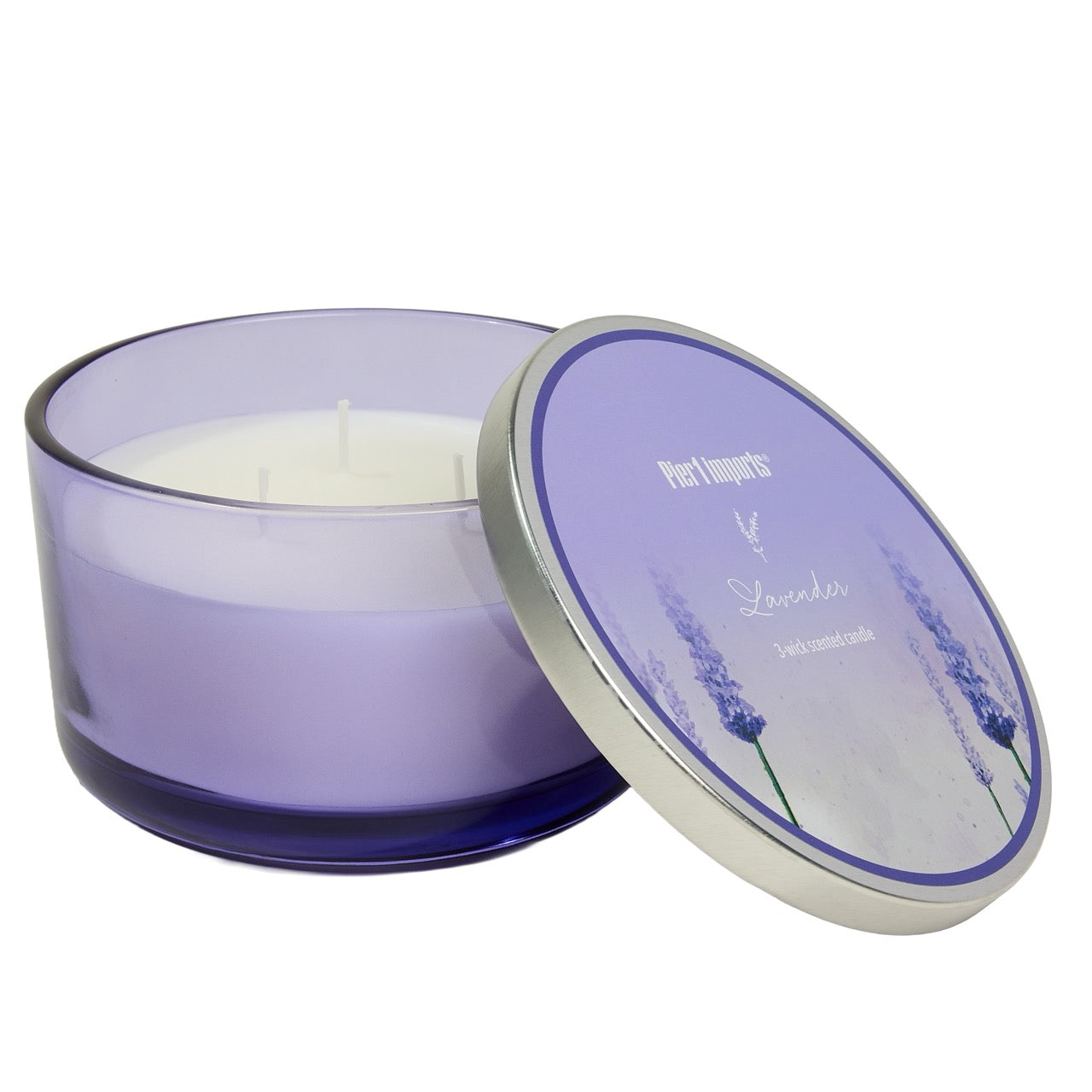 Pier 1 Lavender 3-Wick Candle