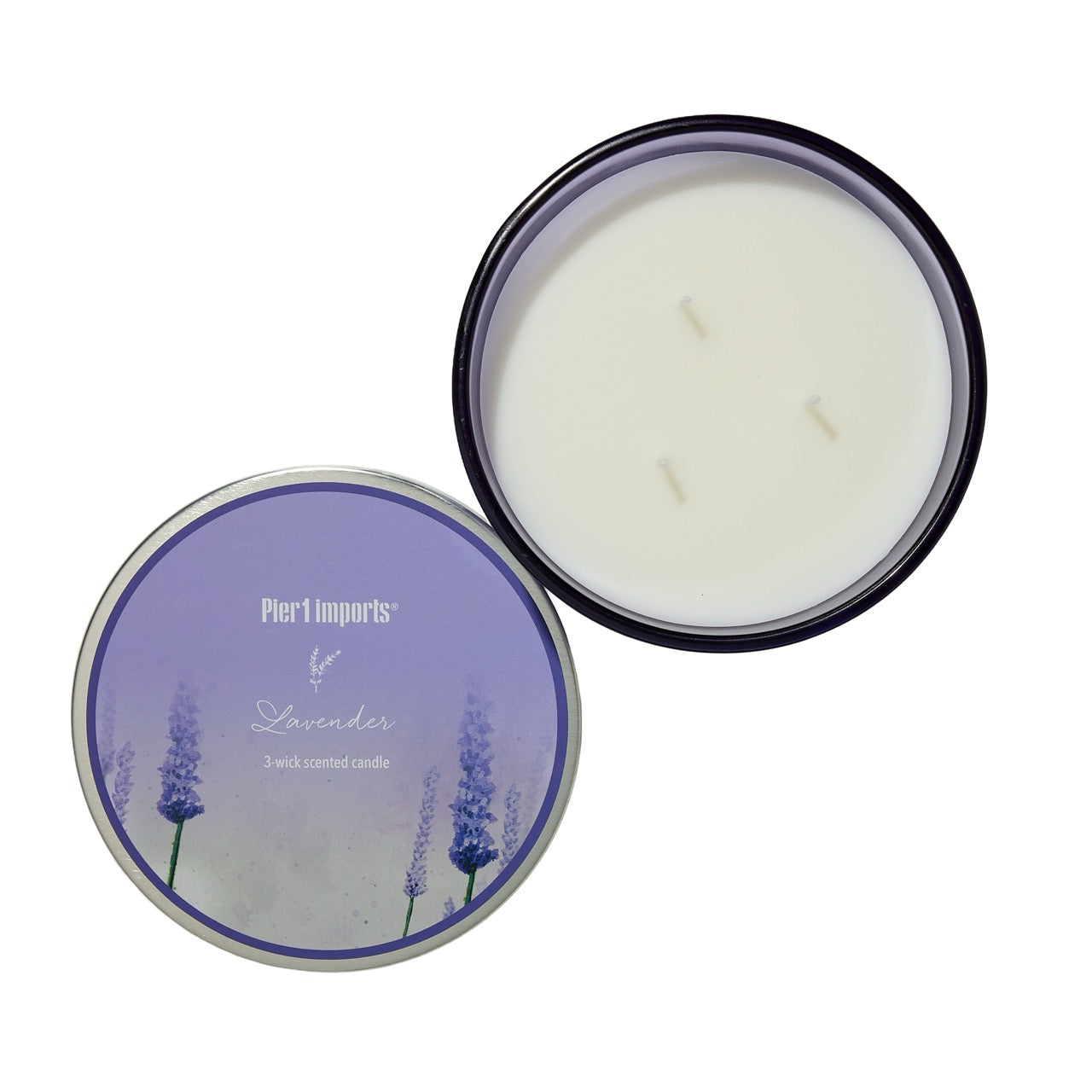 Pier 1 Lavender 3-Wick Candle