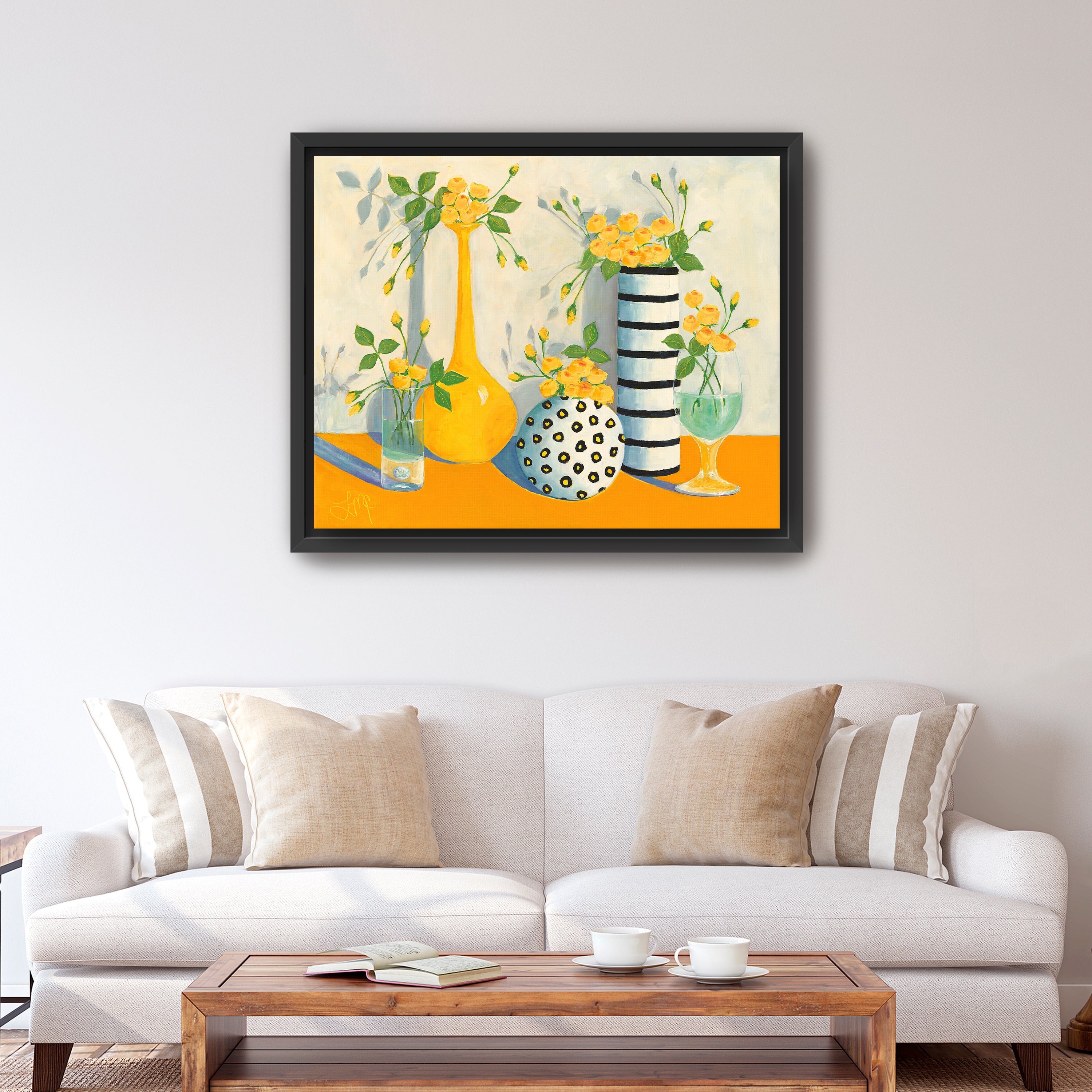 It's All About Yellow Canvas Giclee